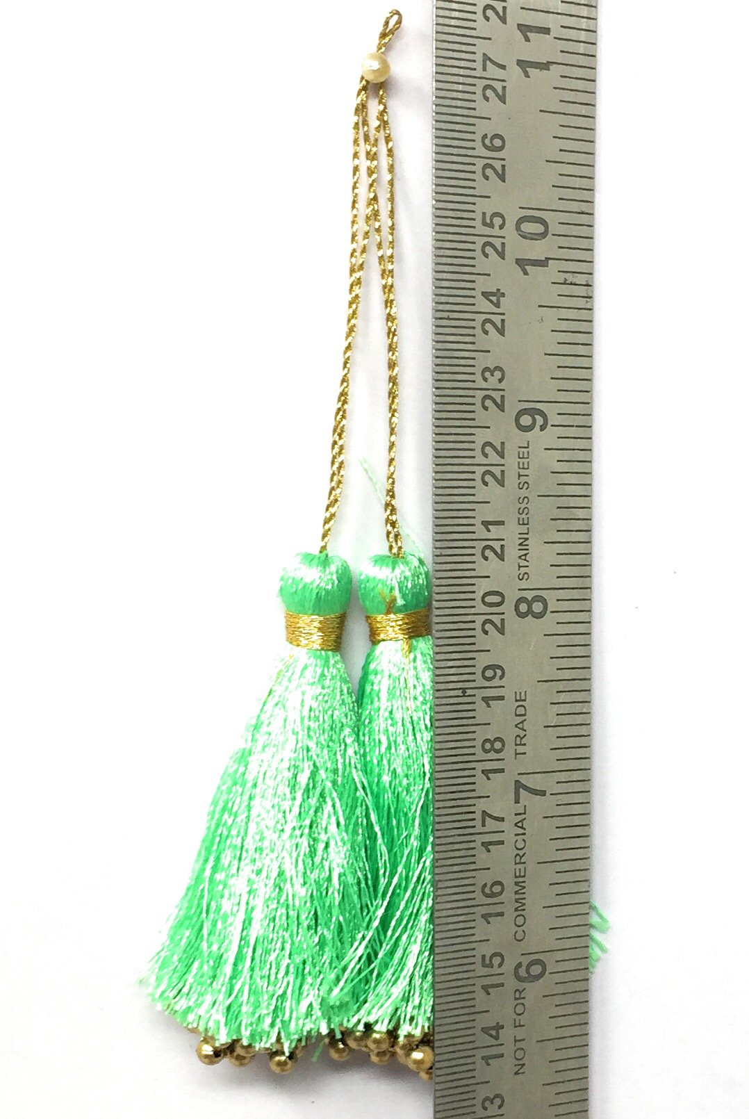 Blouse Latkan Tassel Sea Green - Set of 2