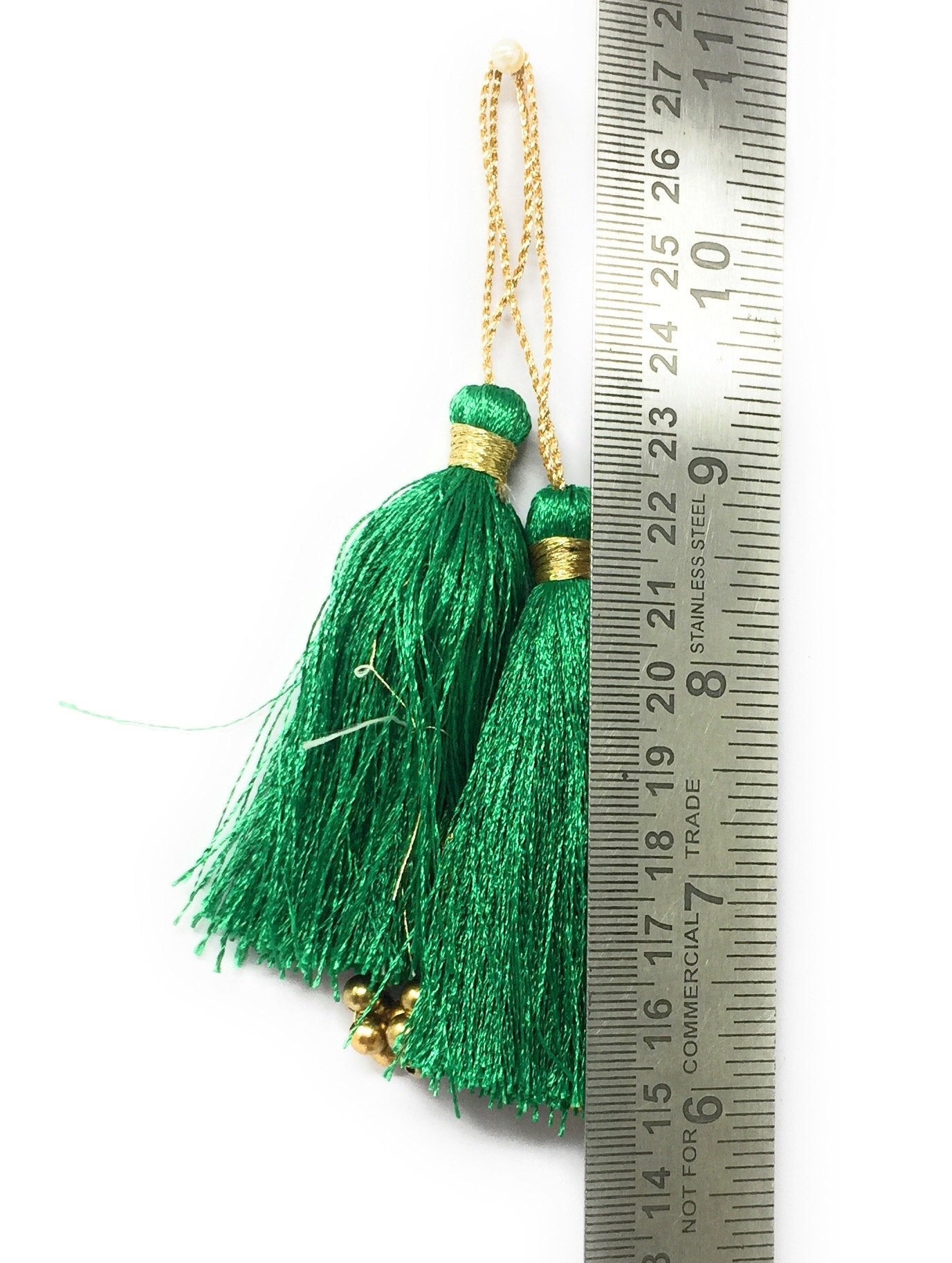 Blouse Latkan Tassel Green - Set of 2