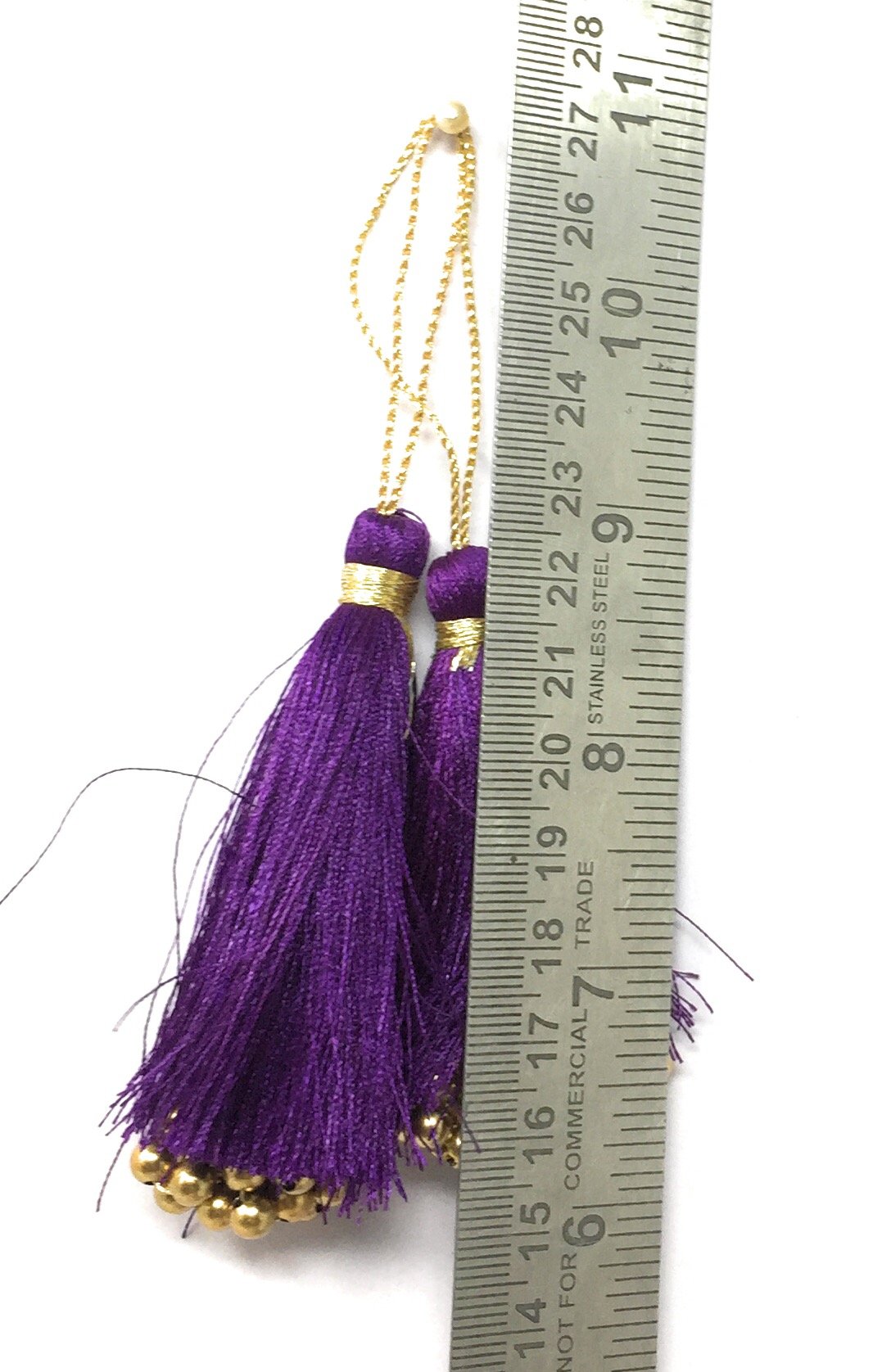 Blouse Latkan Tassel Purple - Set of 2