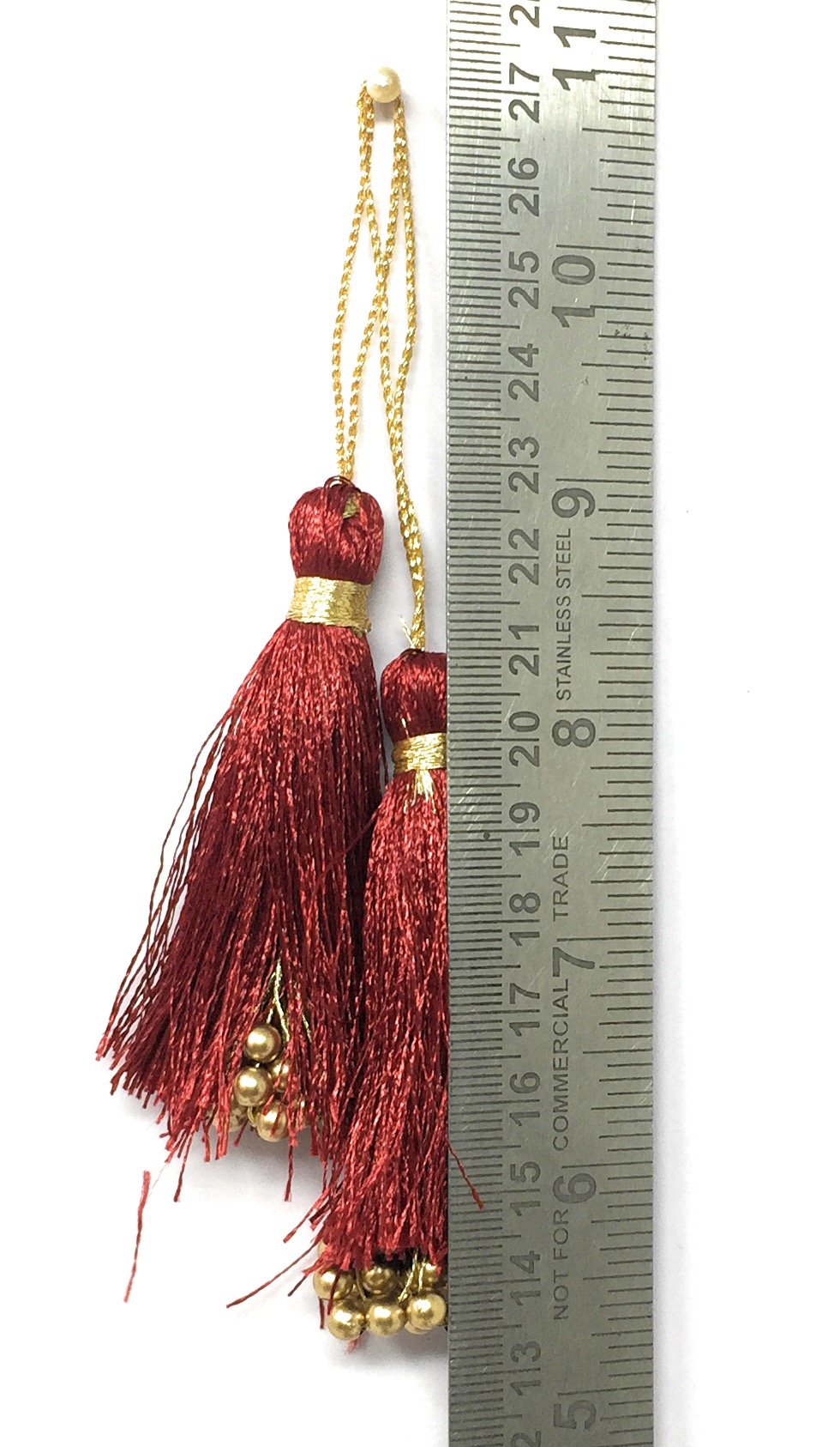 Blouse Latkan Tassel Maroon - Set of 2