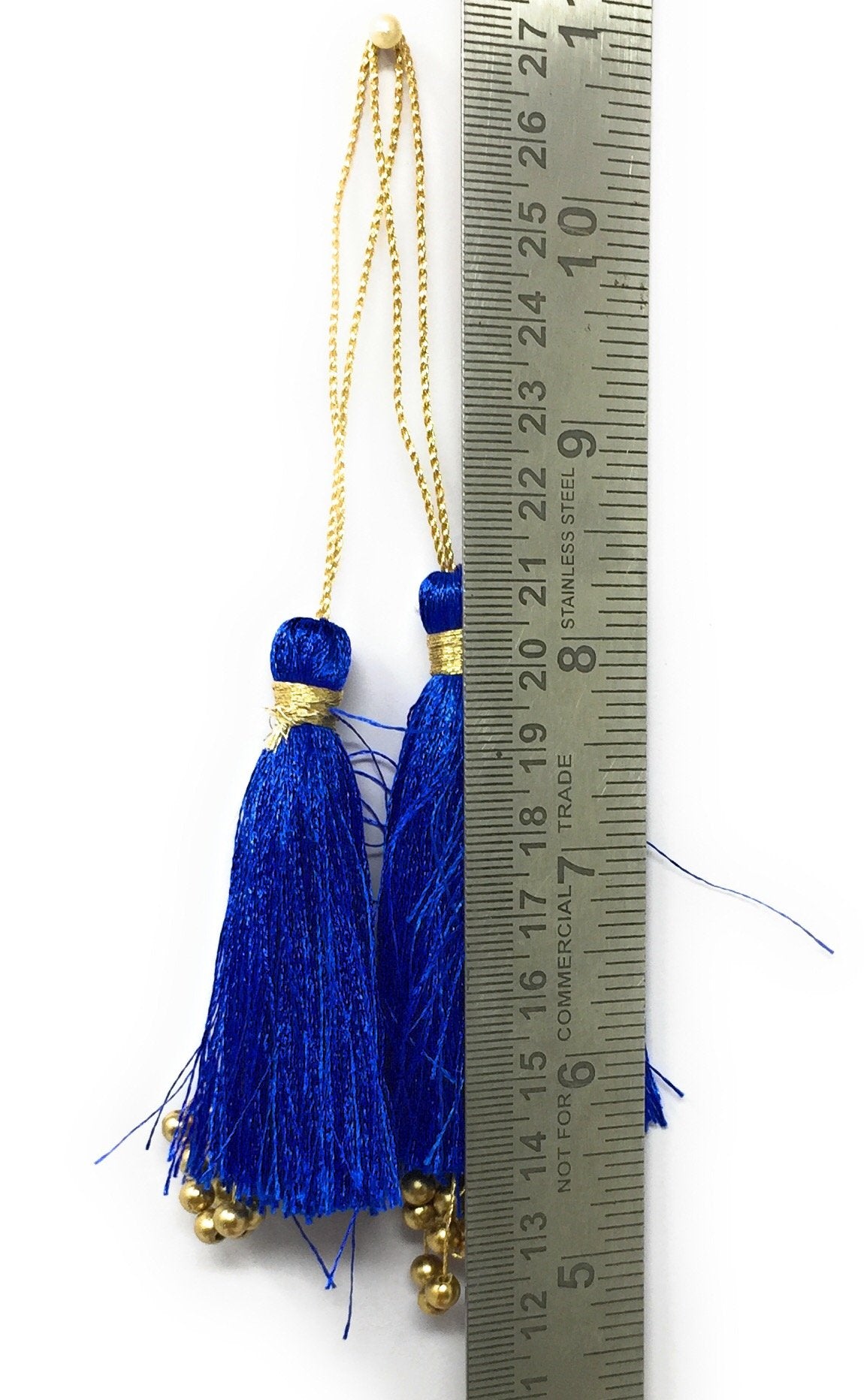 Blouse Latkan Tassel Royal blue - Set of 2
