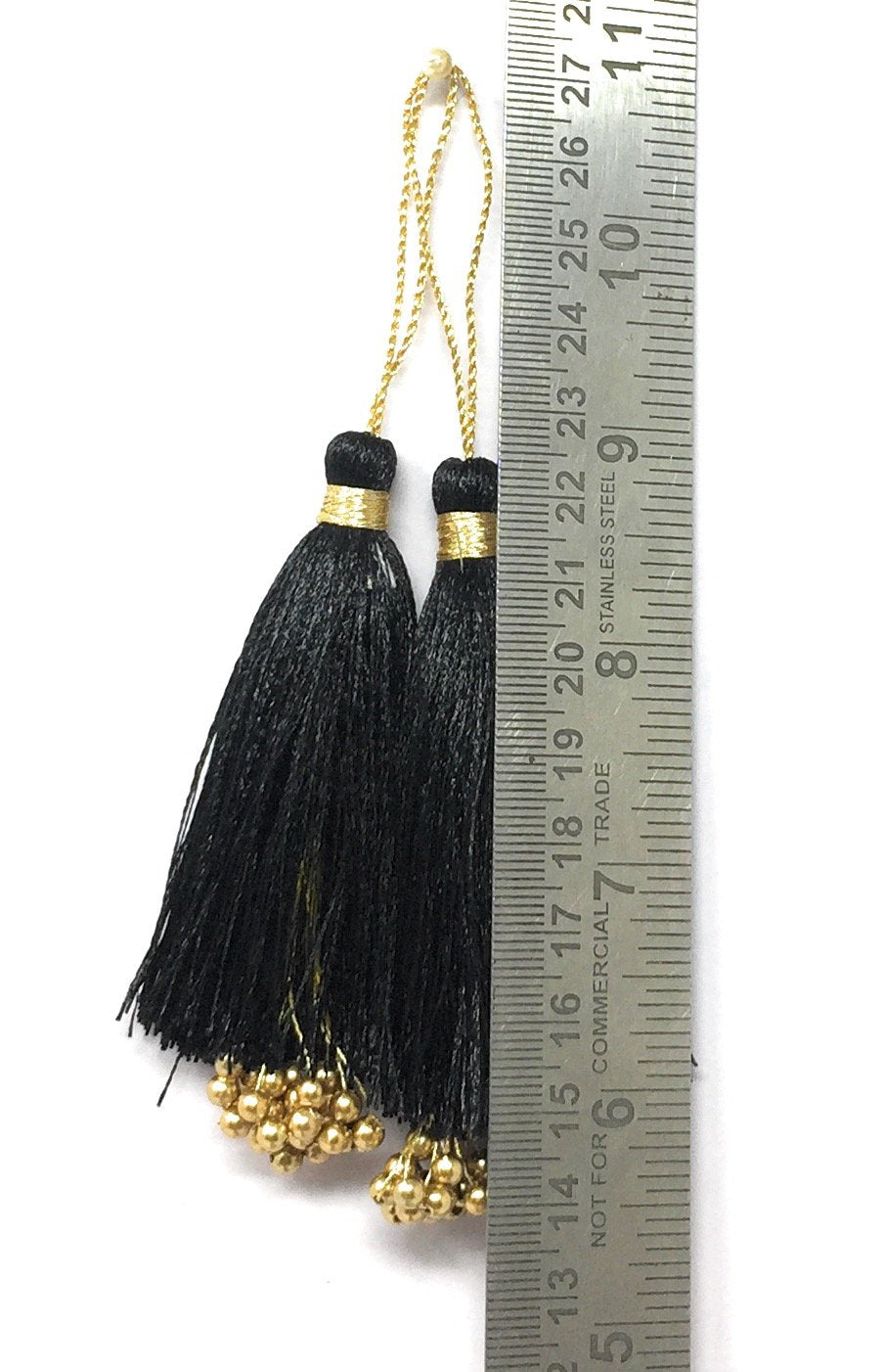 Blouse Latkan Tassel Black - Set of 2