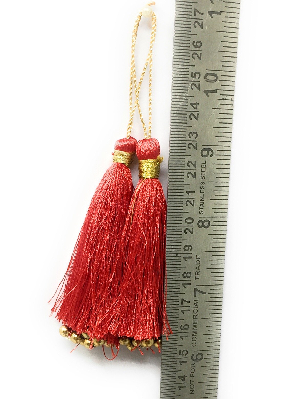 Blouse Latkan Tassel Red - Set of 2