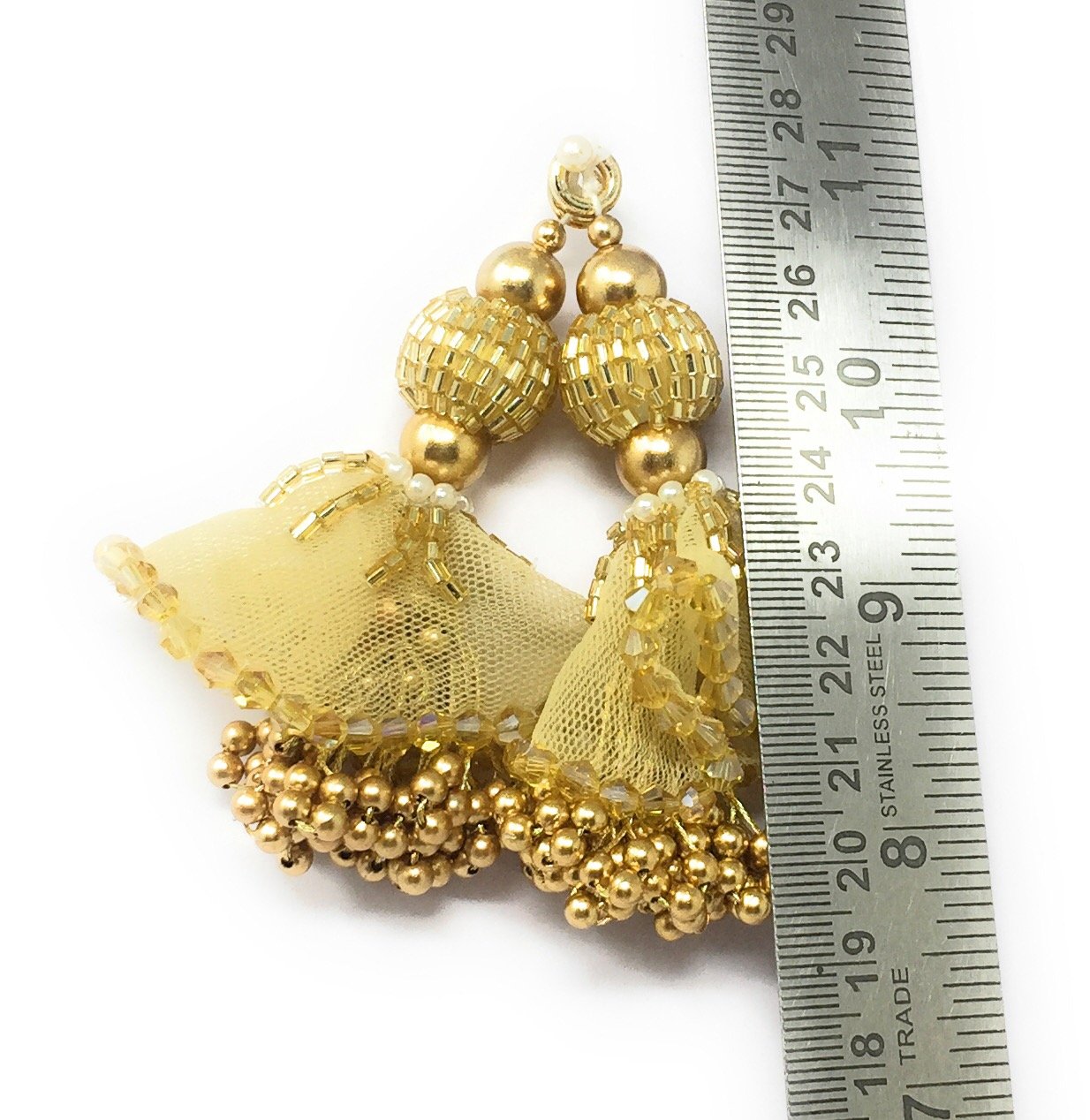 Blouse Latkan Tassel Gold - Set of 2