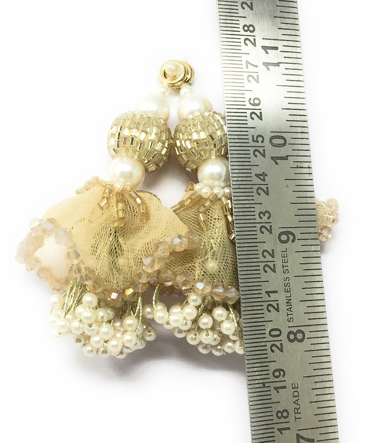 Blouse Latkan Tassel Water Gold - Set of 2