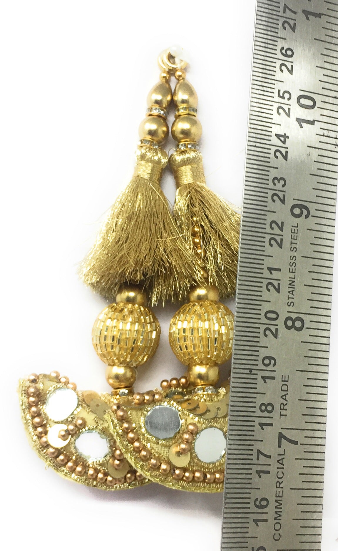 Blouse Latkan Tassel Gold - Set of 2