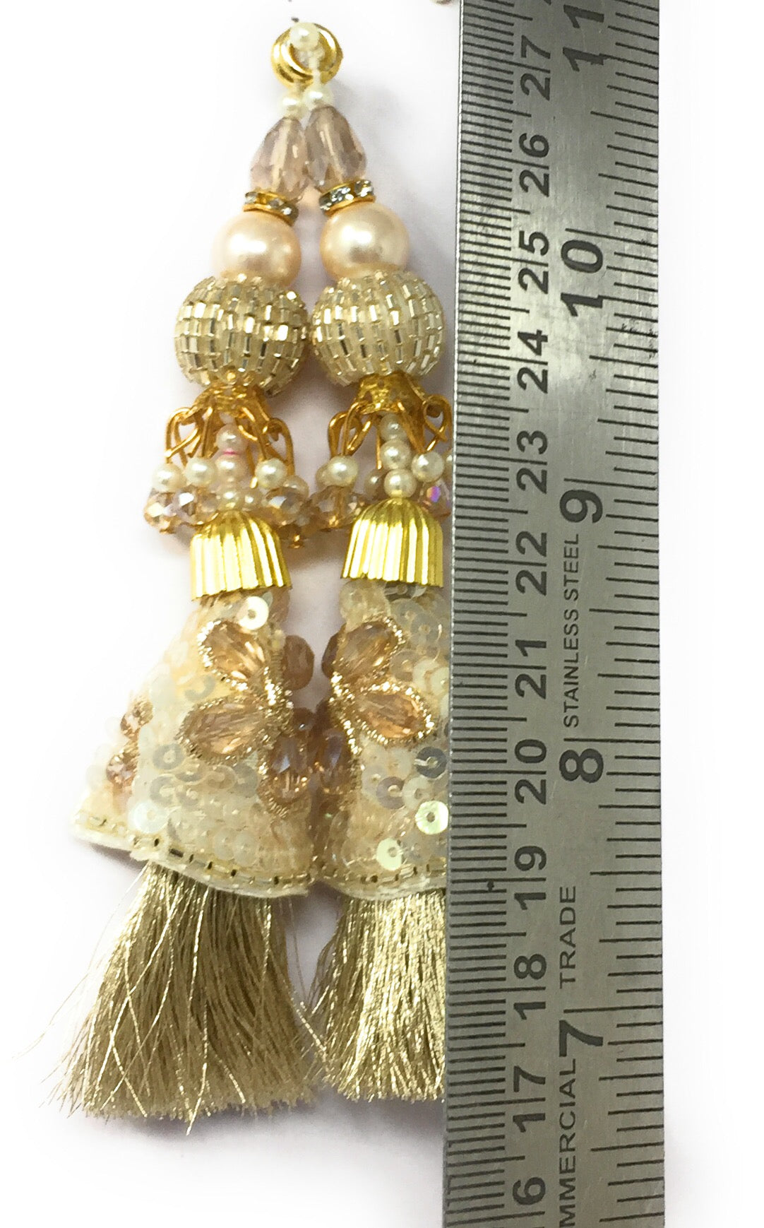 Water Gold blouse latkan heavy designer