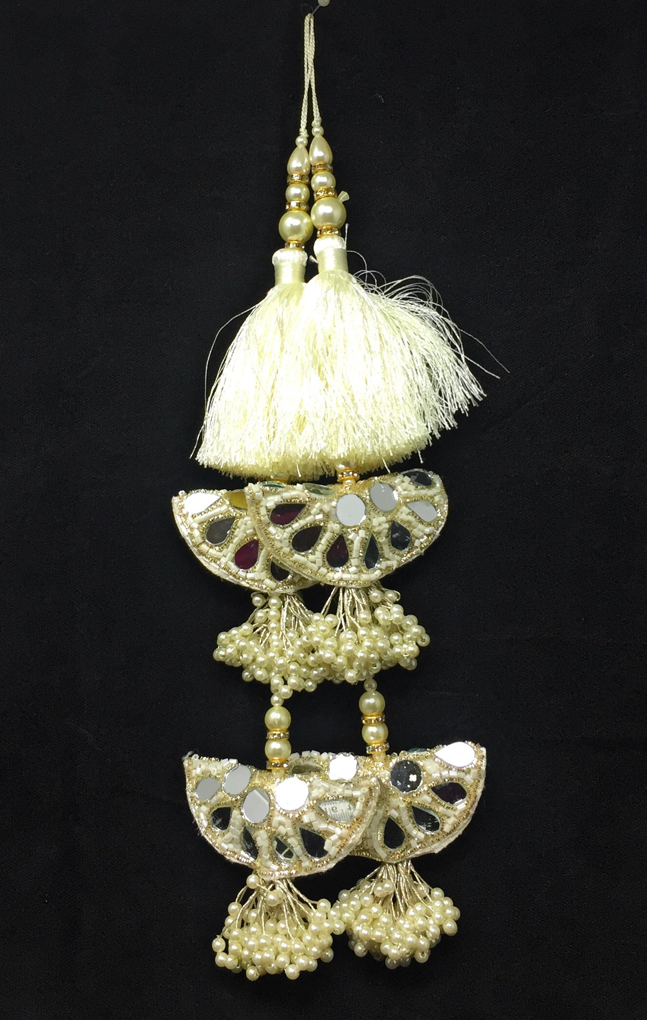 Lehanga Latkan White - Set of 2