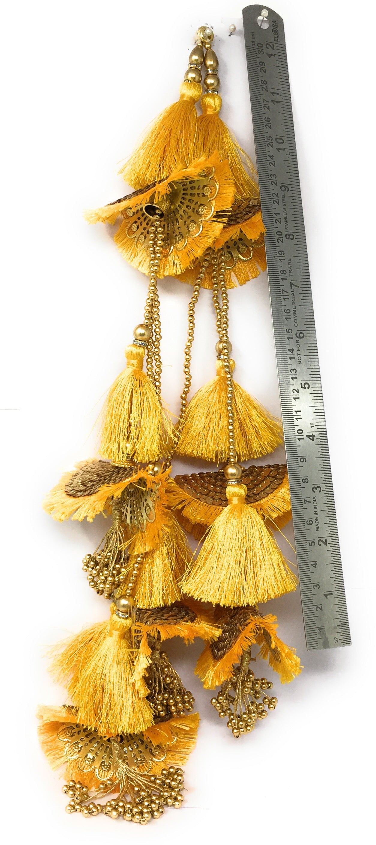 Mango Yellow latkan for lehenga heavy