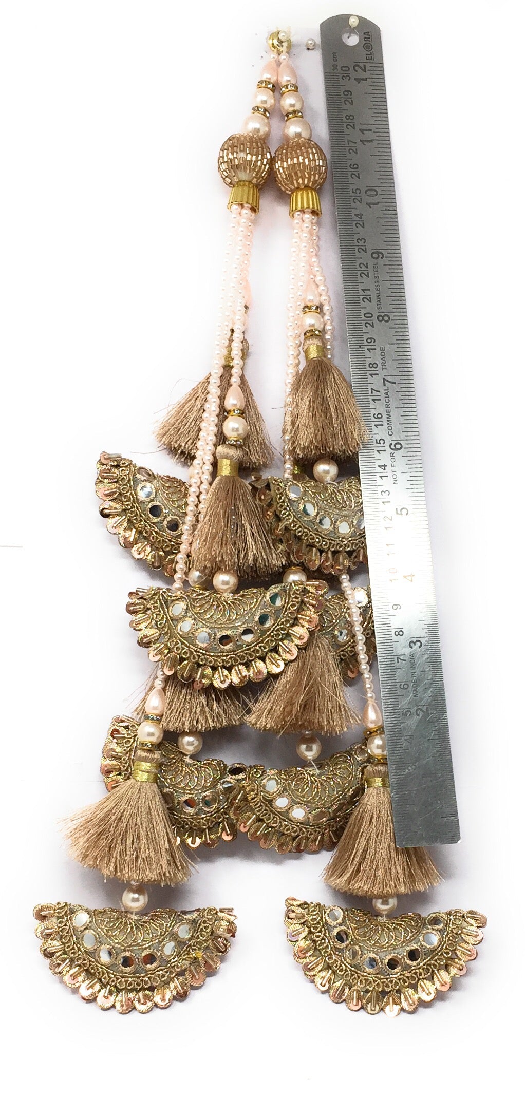 Antique Gold latkan for lehenga heavy