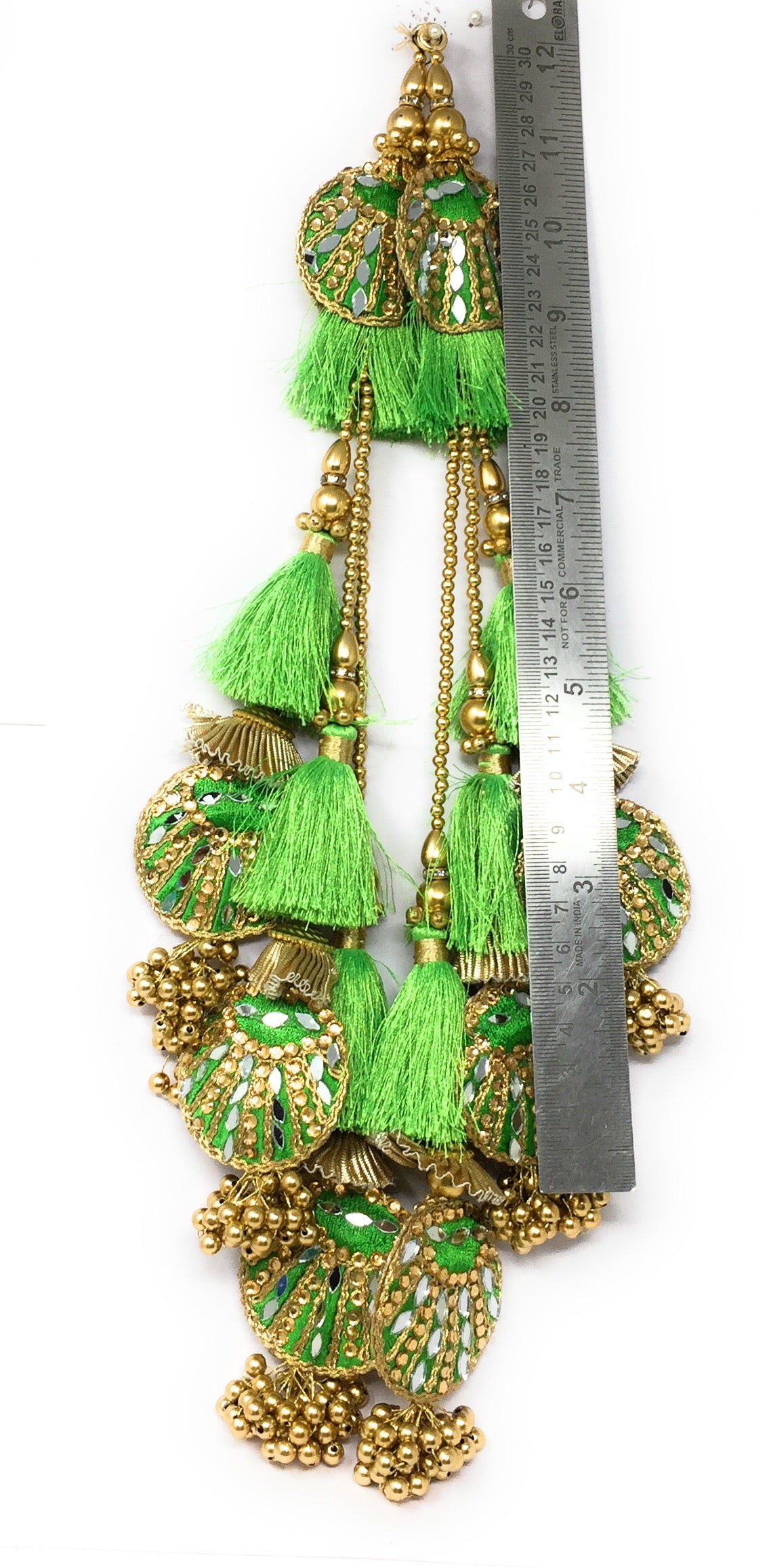 Light Green Latkan For Lehenga - Set of 2