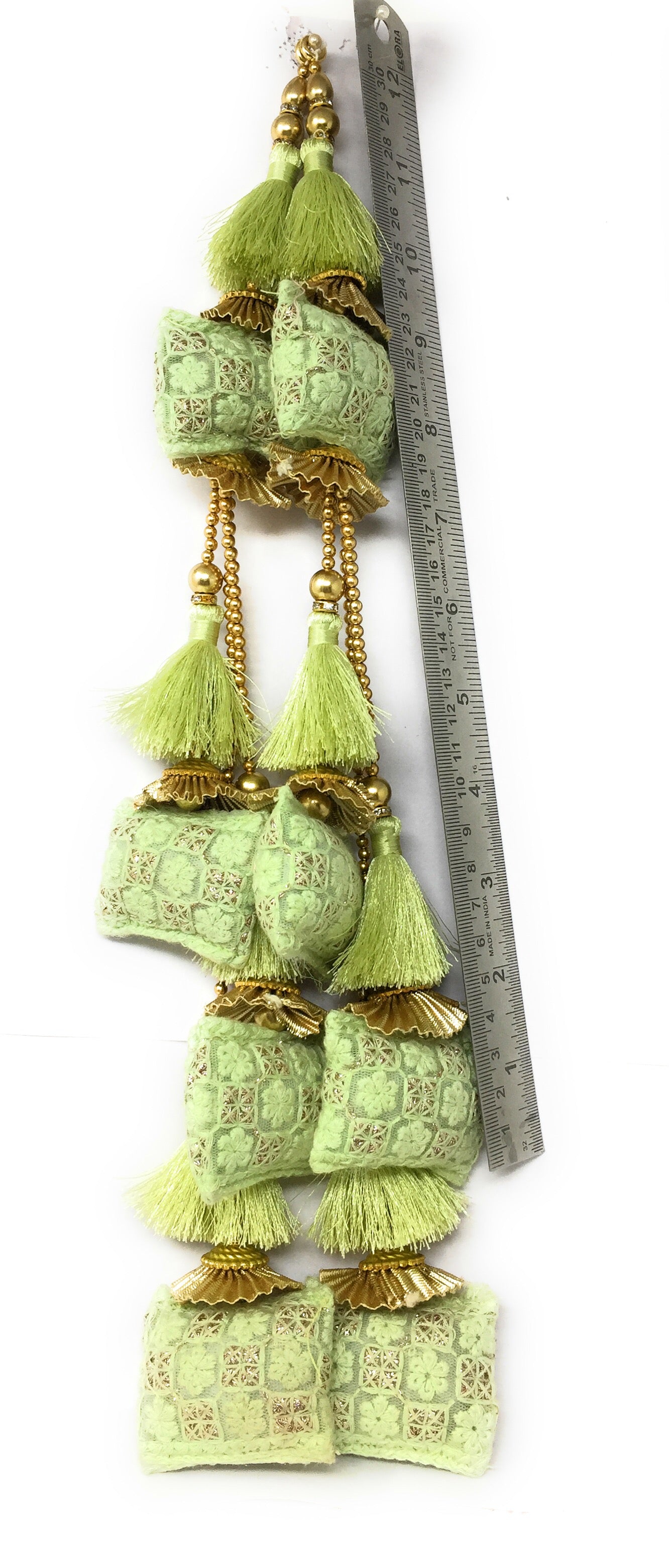 Pastel Green latkan for lehenga heavy