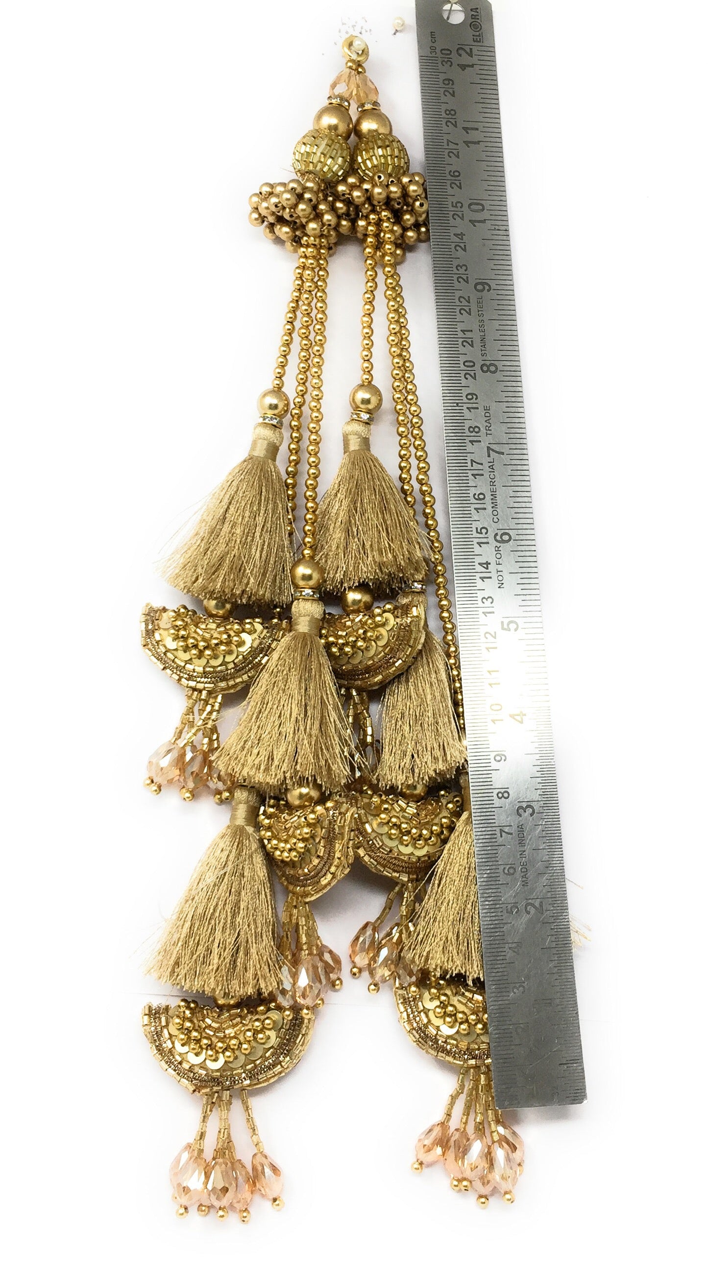 Antique Gold latkan for lehenga heavy