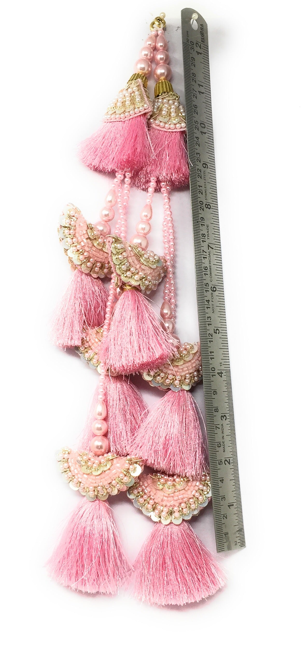 Pink latkan for lehenga heavy