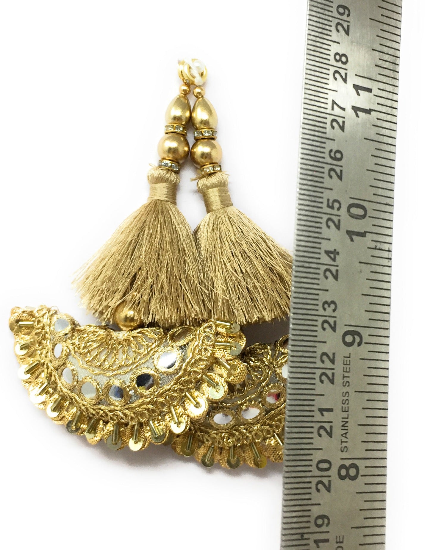 Baby Pink blouse latkan heavy