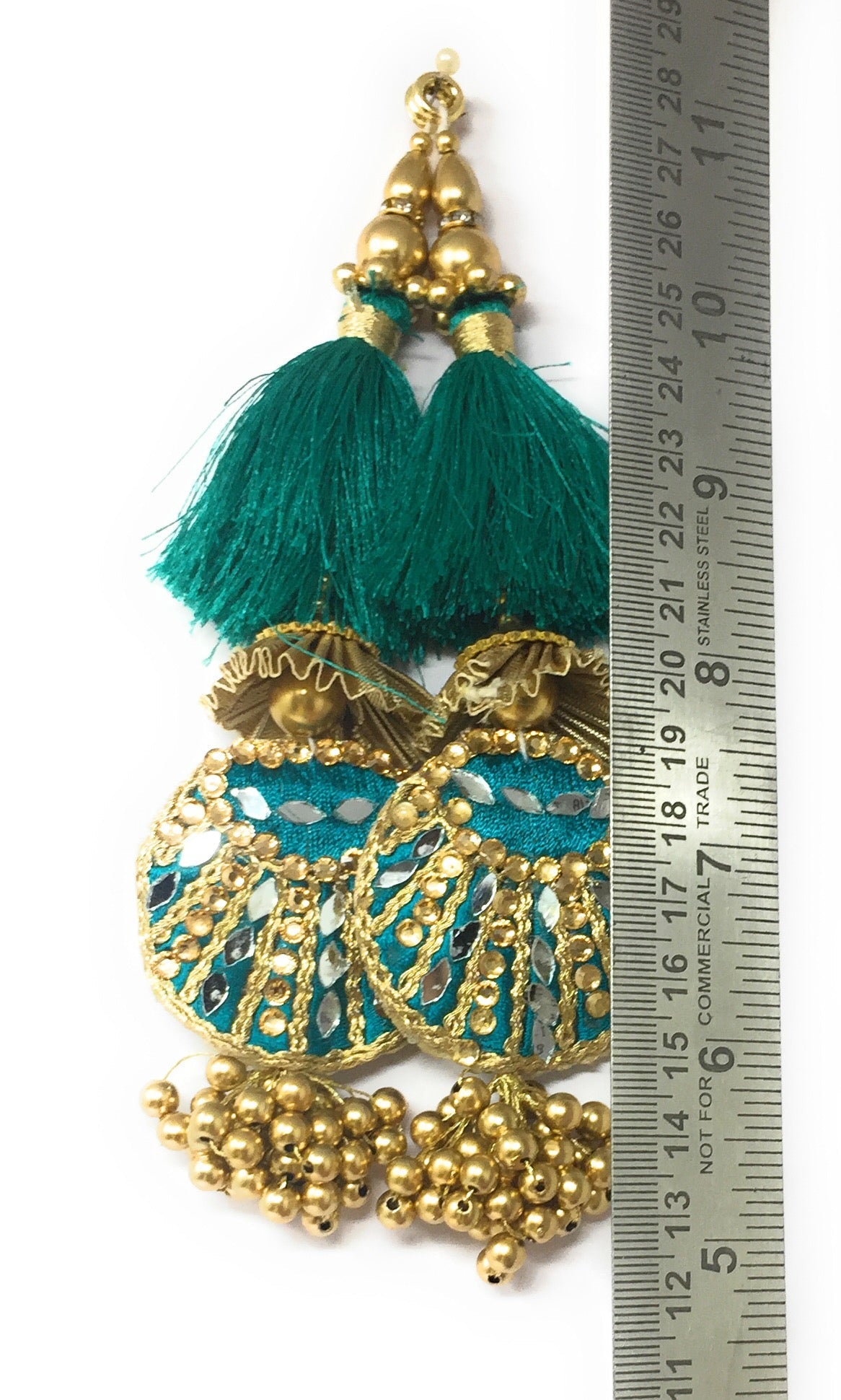 Torquoise Blue blouse latkan