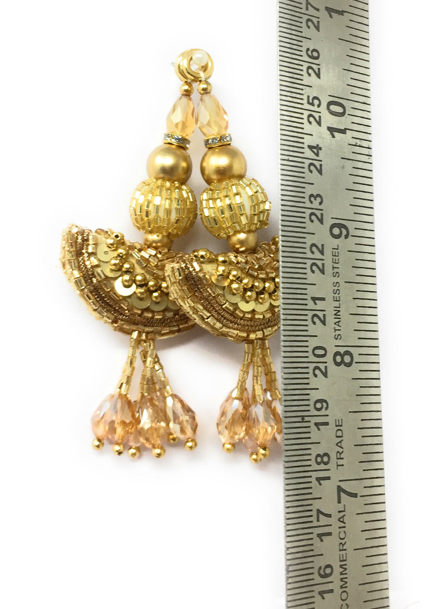 Antique Gold blouse latkan heavy designer