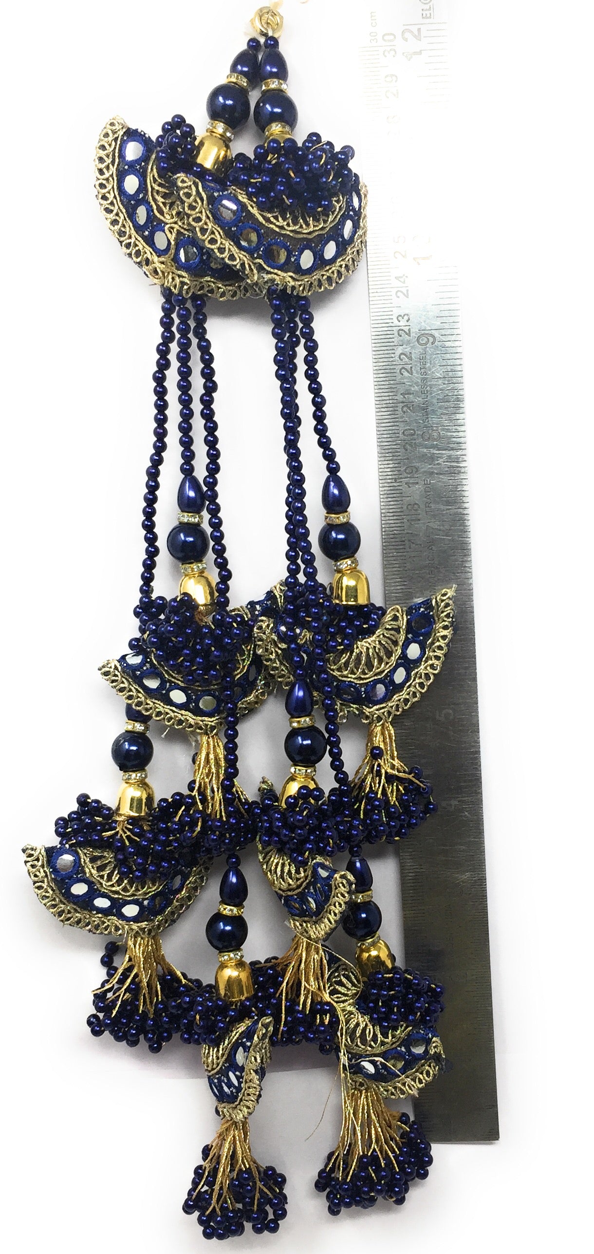 Lehenga Latkan Designs Navy Blue