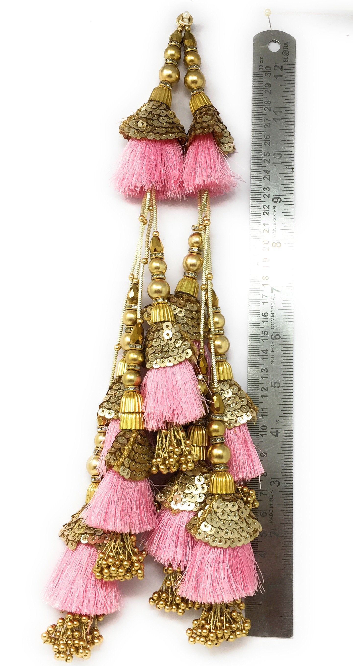 Baby Pink Latkan for Lehenga - Set of 2