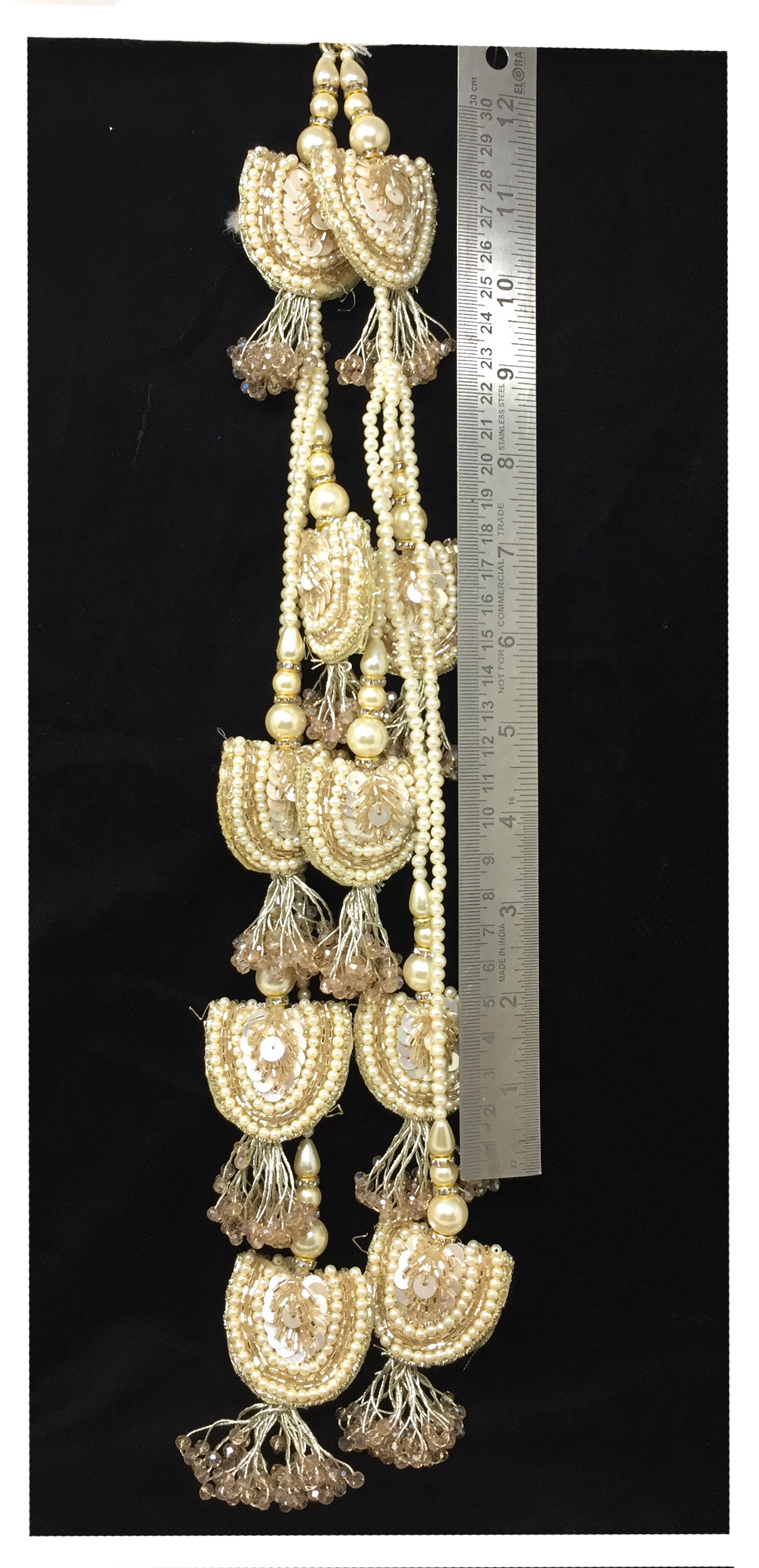 Latkan For Lehenga Water Gold - Set of 2