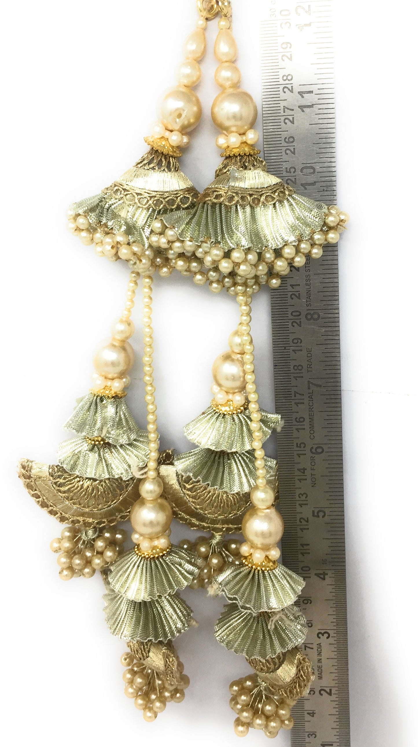 Water Gold designer latkan for blouse - Set of 2