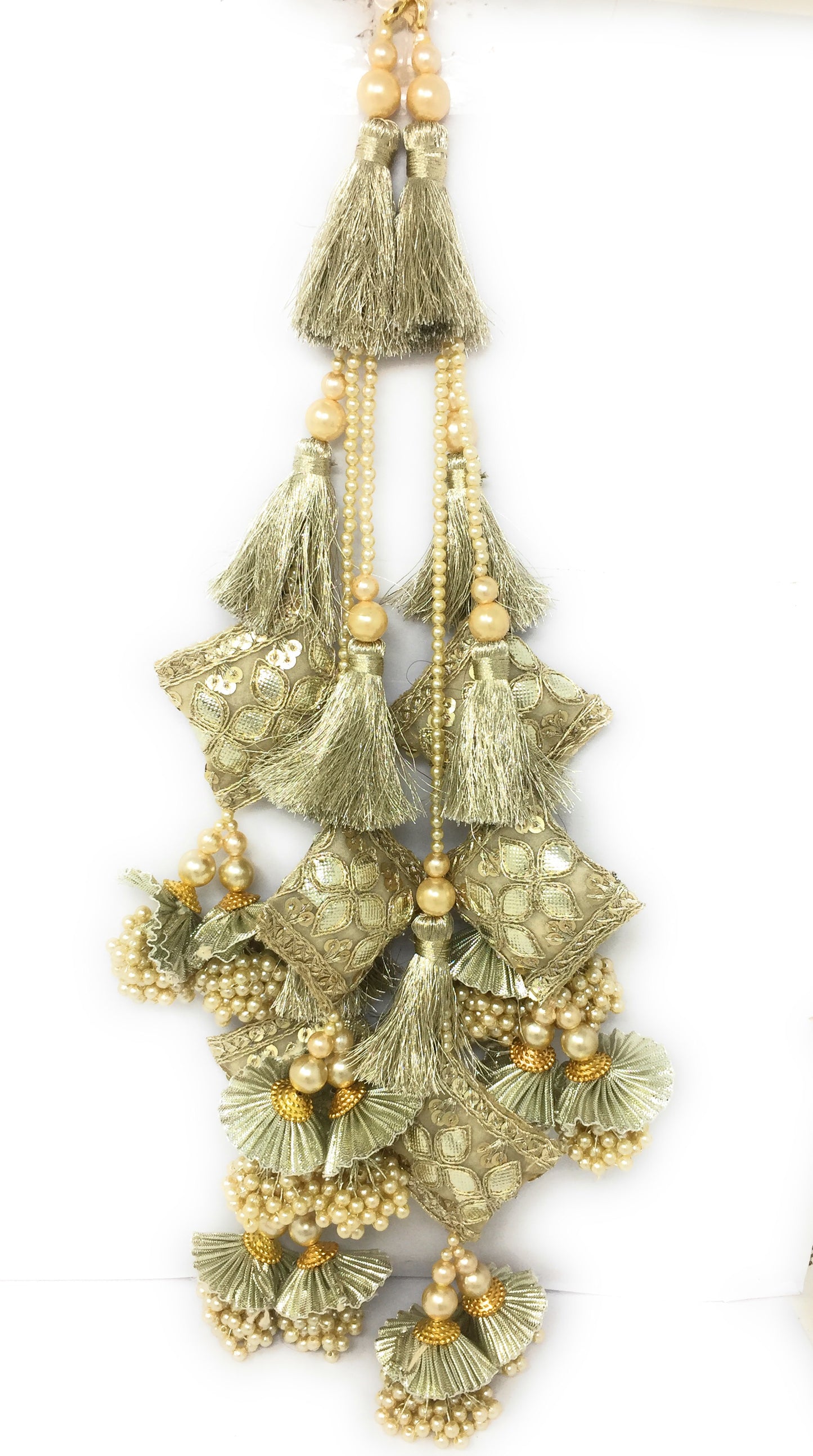 Water Gold lacha latkan design, Gota Patti - Set of 2