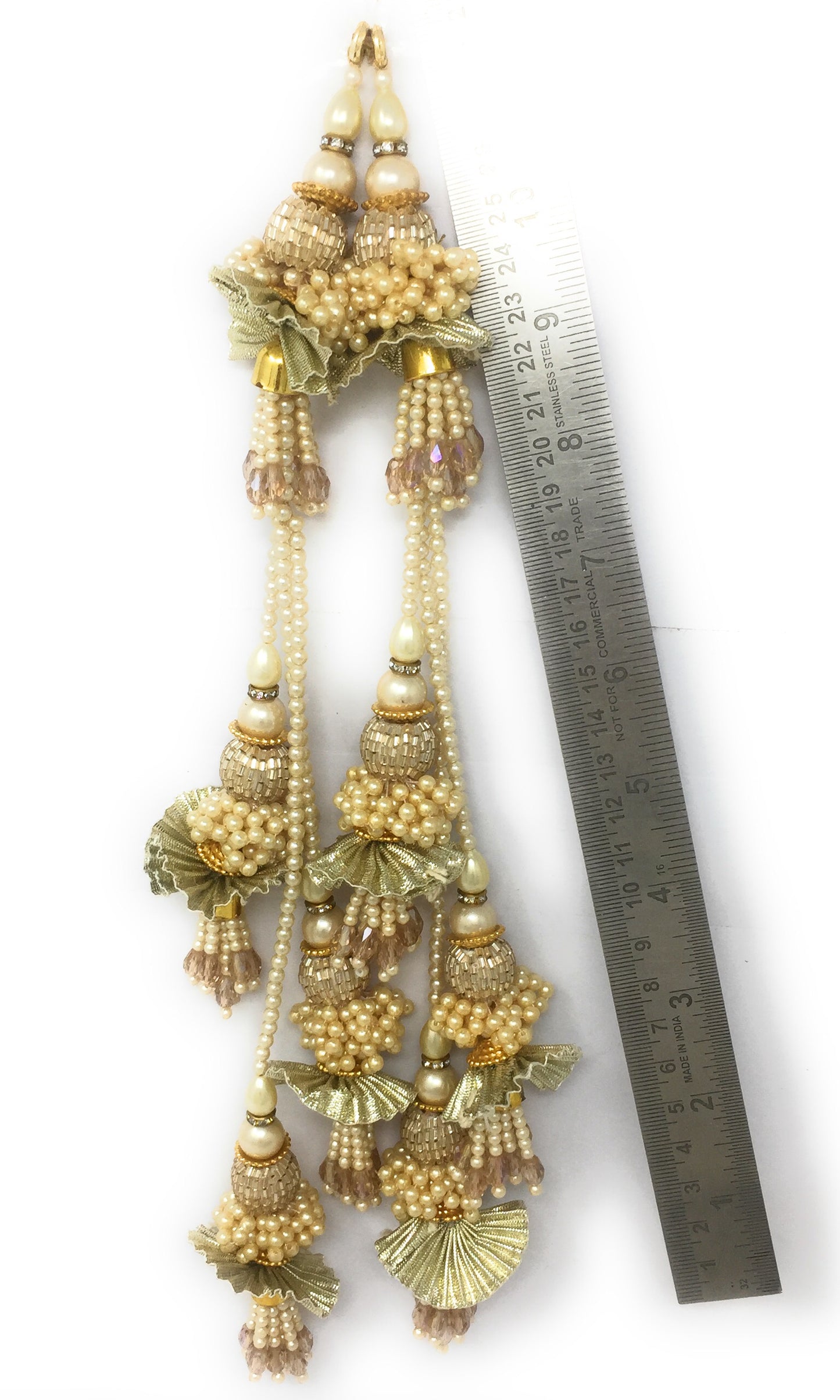 Water Gold unique fabric latkan design - Set of 2