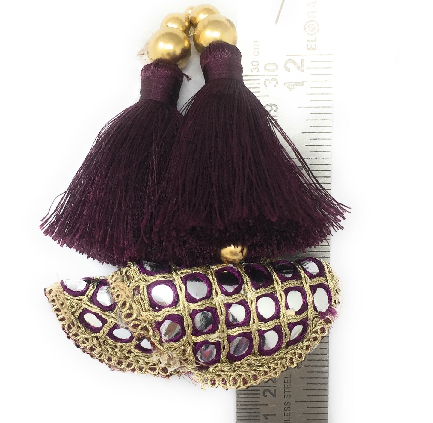 Wine blouse hangings - Set of 2