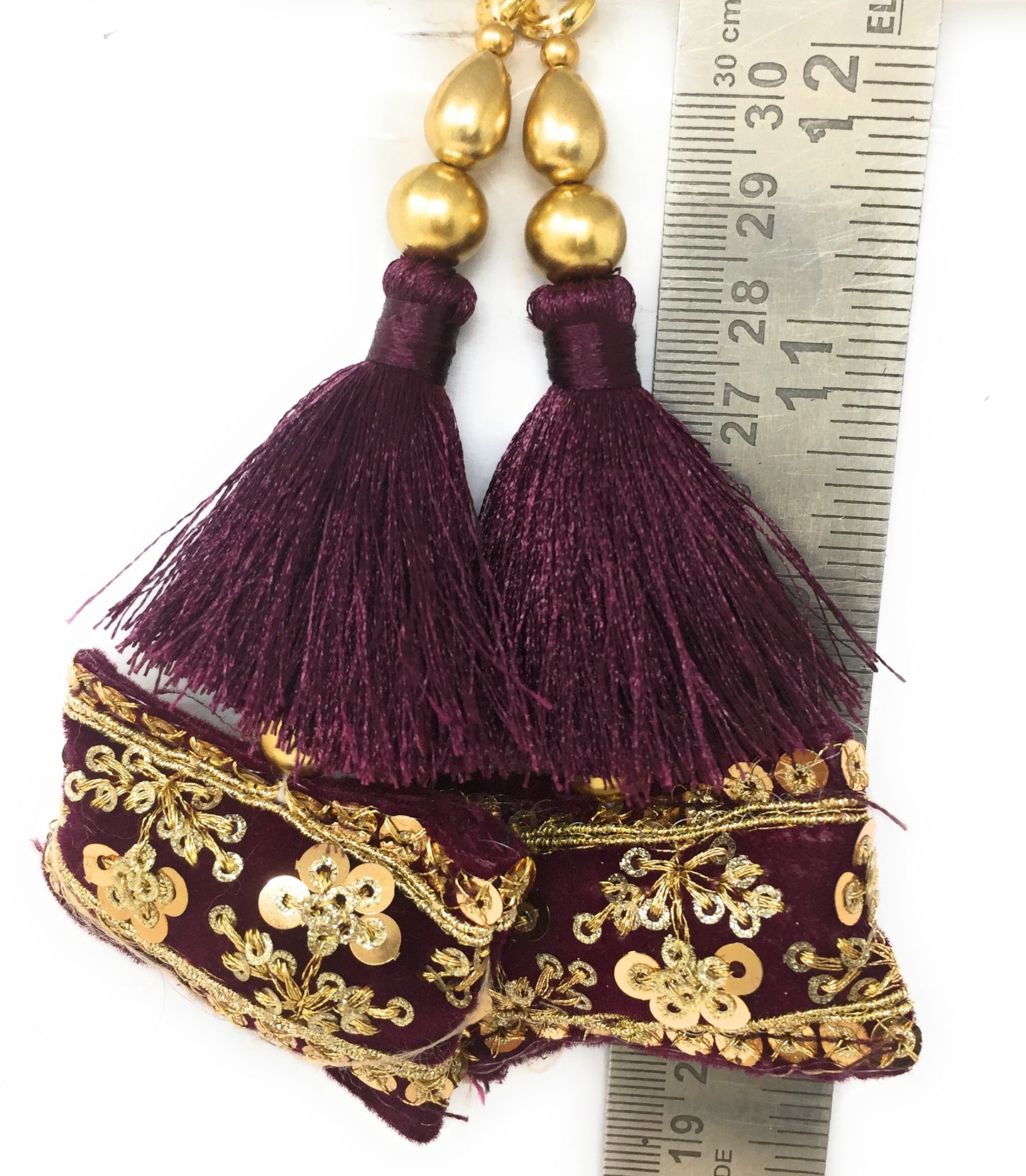 Wine blouse mein lagane wala latkan - Set of 2