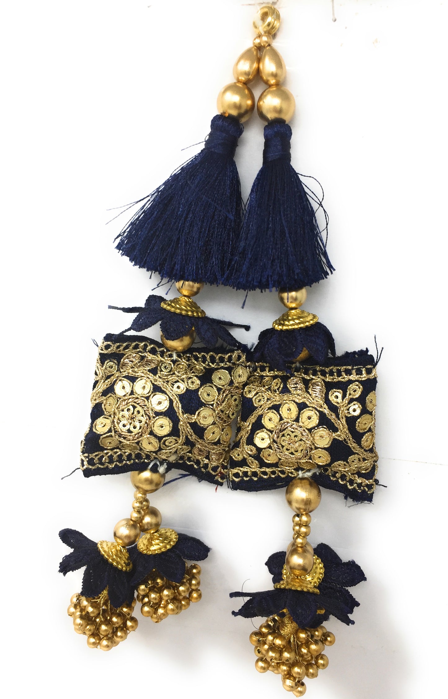beautiful blouse latkan Navy Blue