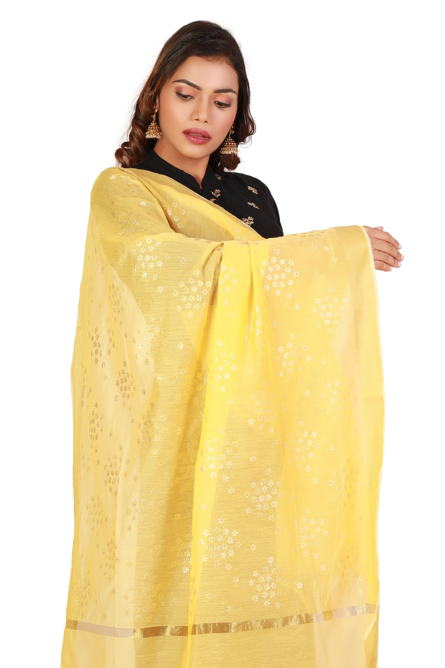 floral print dupatta