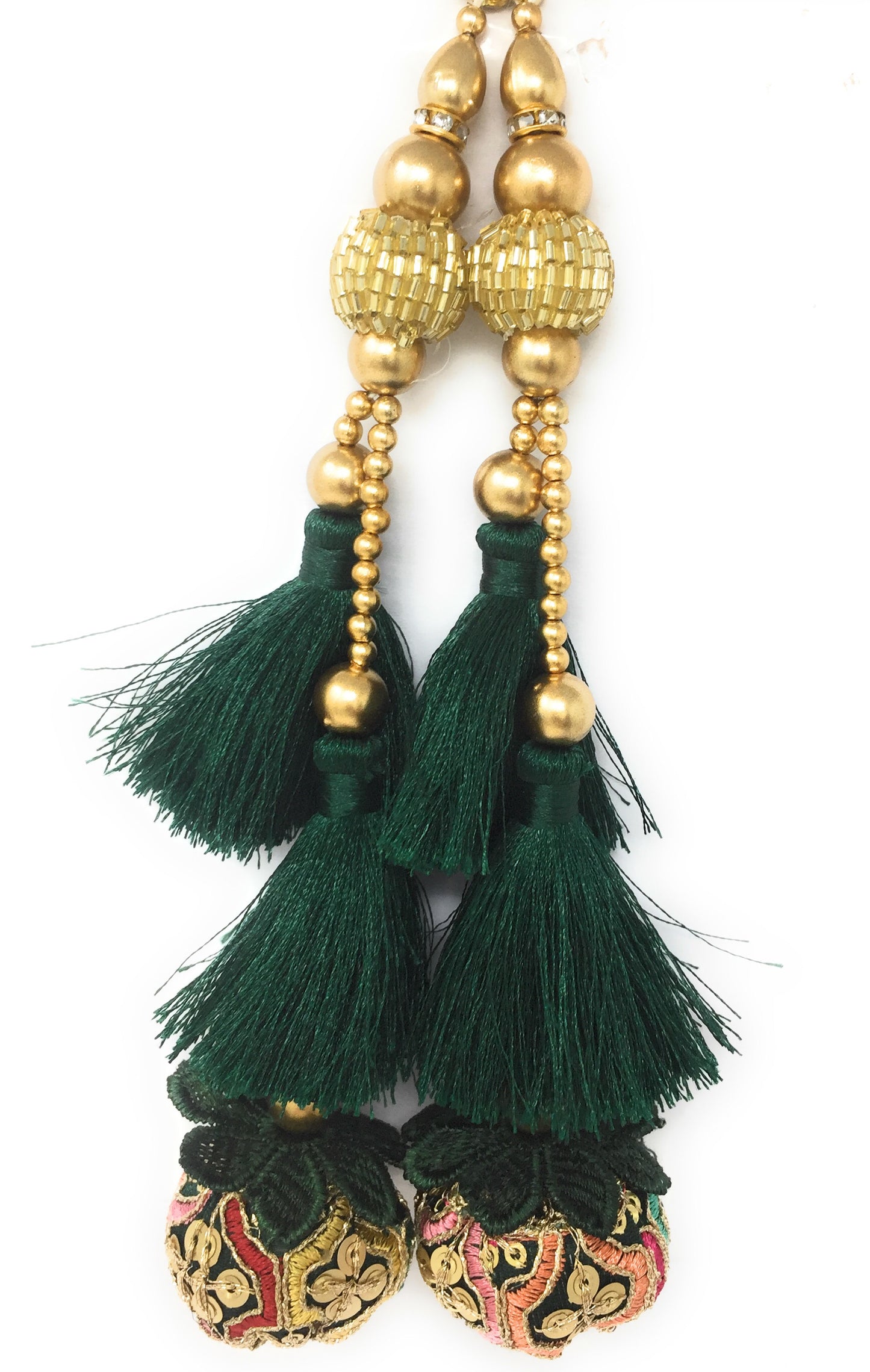 latkan blouse ki Bottle Green