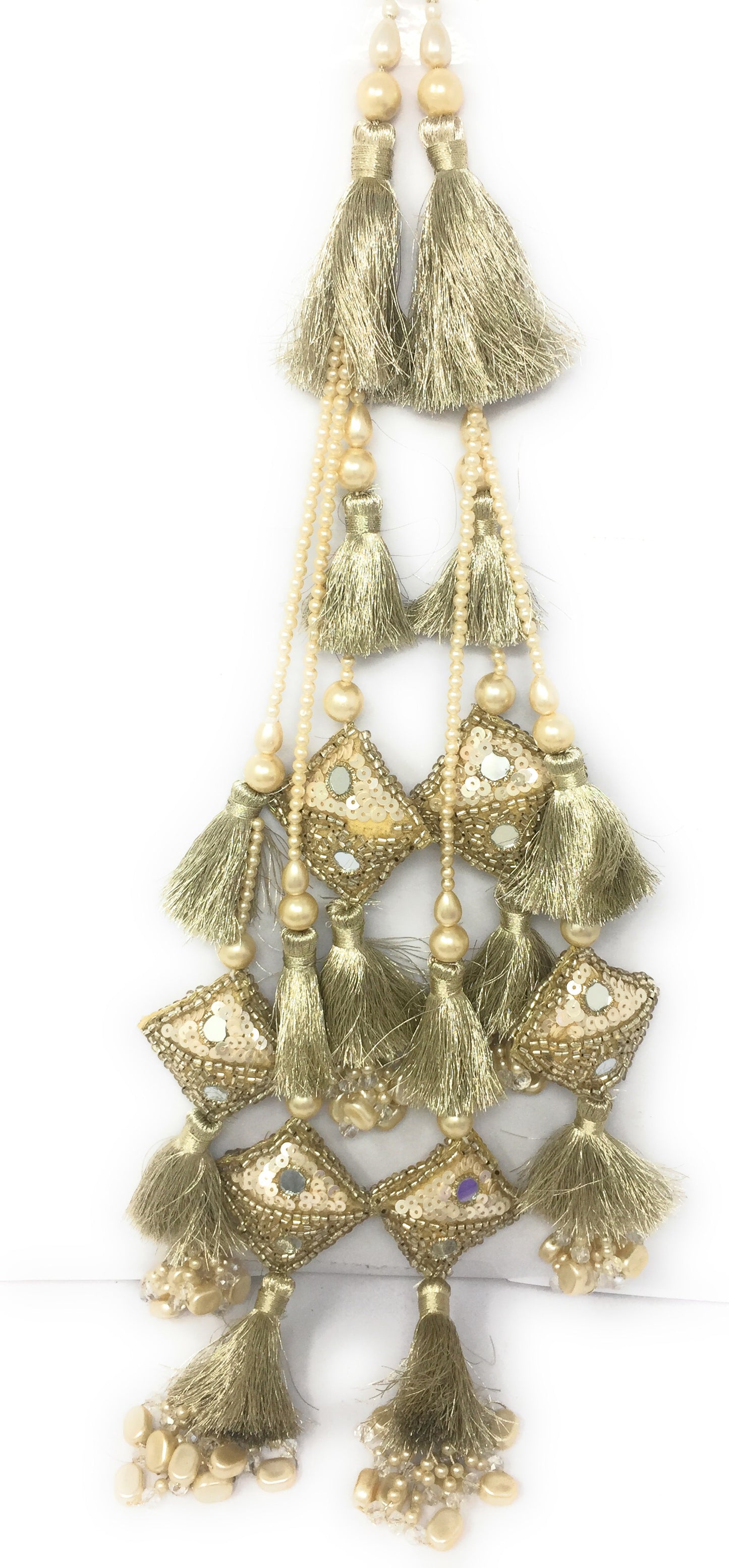 lehenga side latkan Water Gold