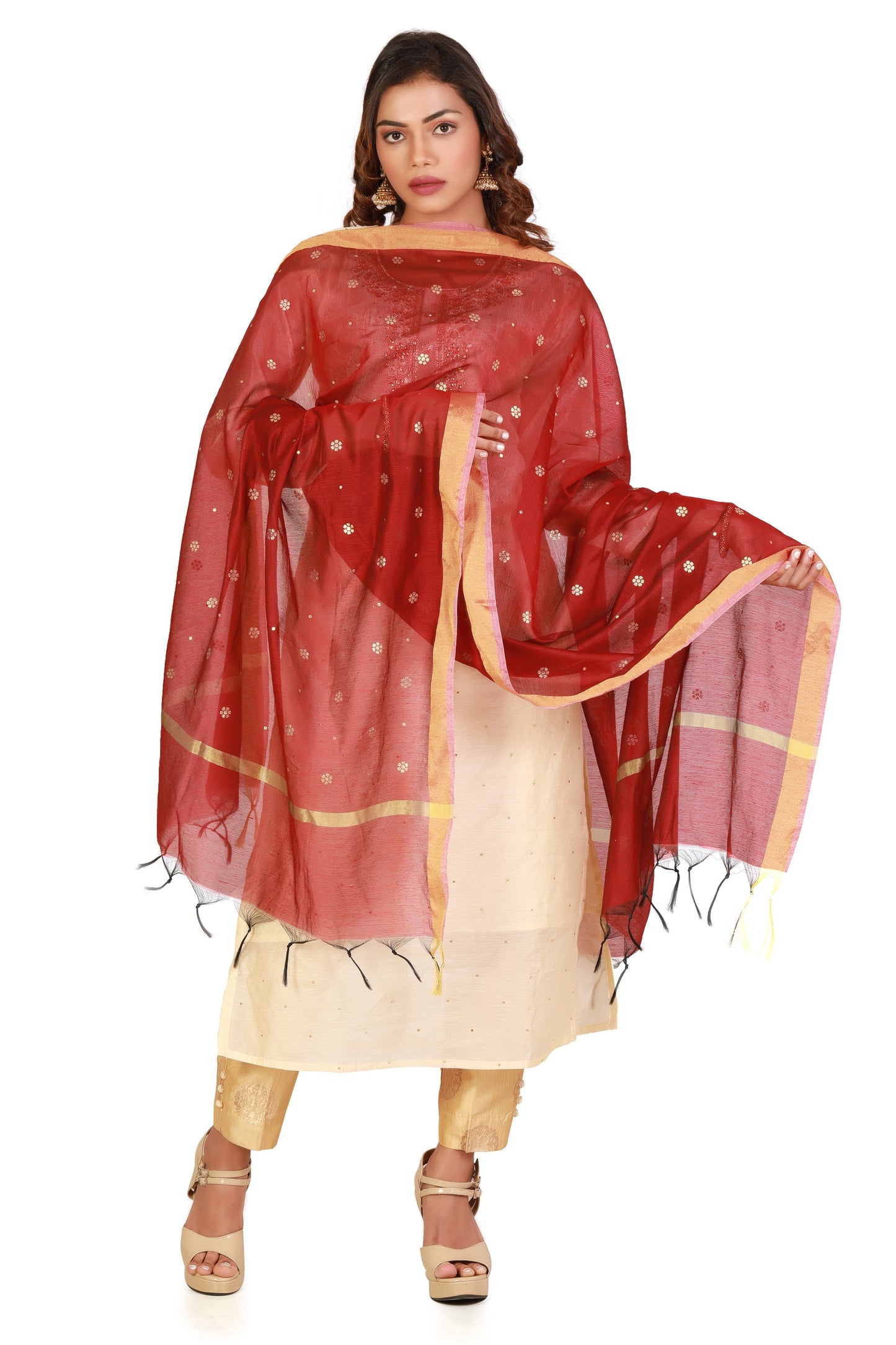 printed dupatta