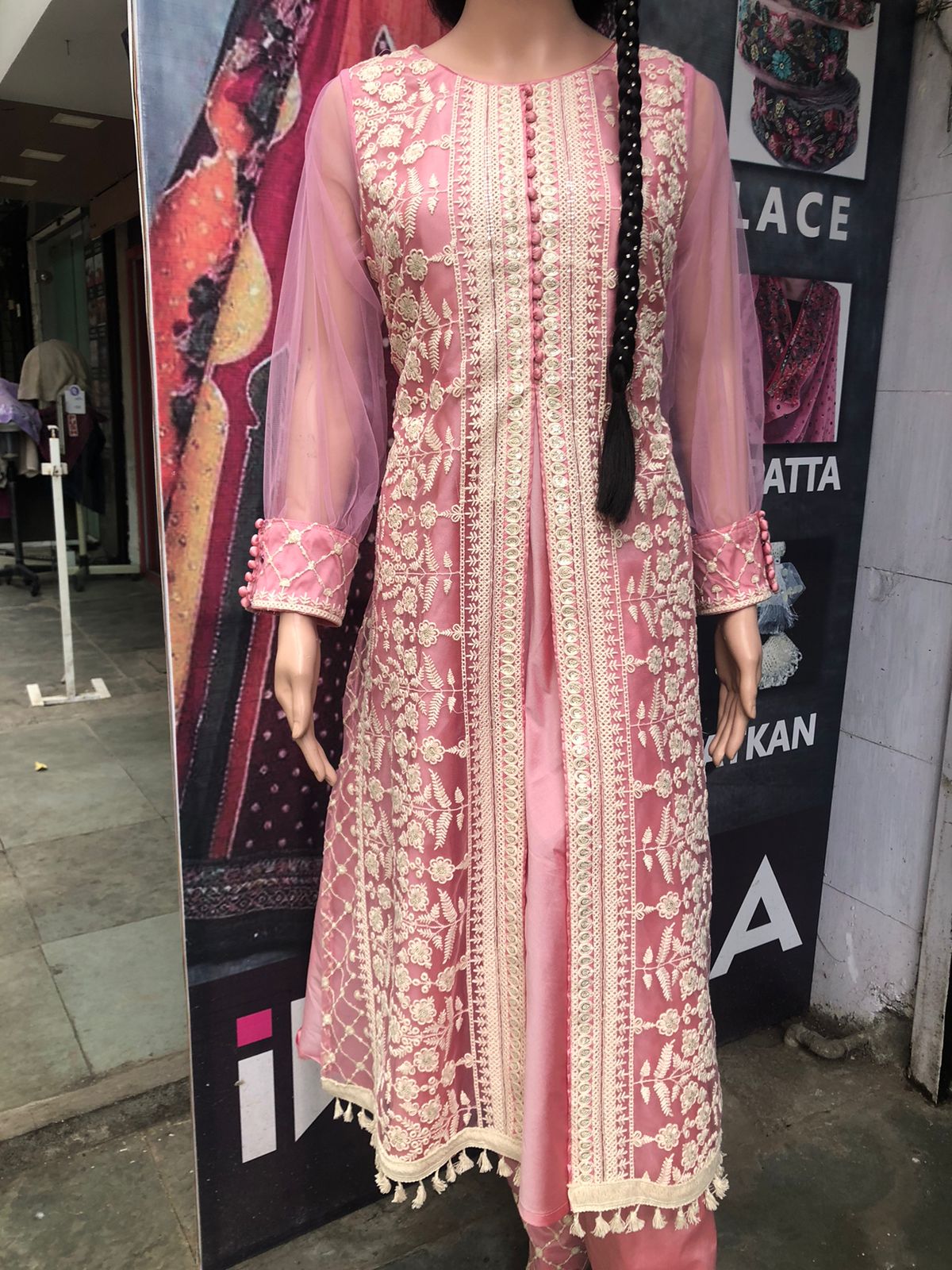 Designer Women Dress - Party Wear Gown in Pink