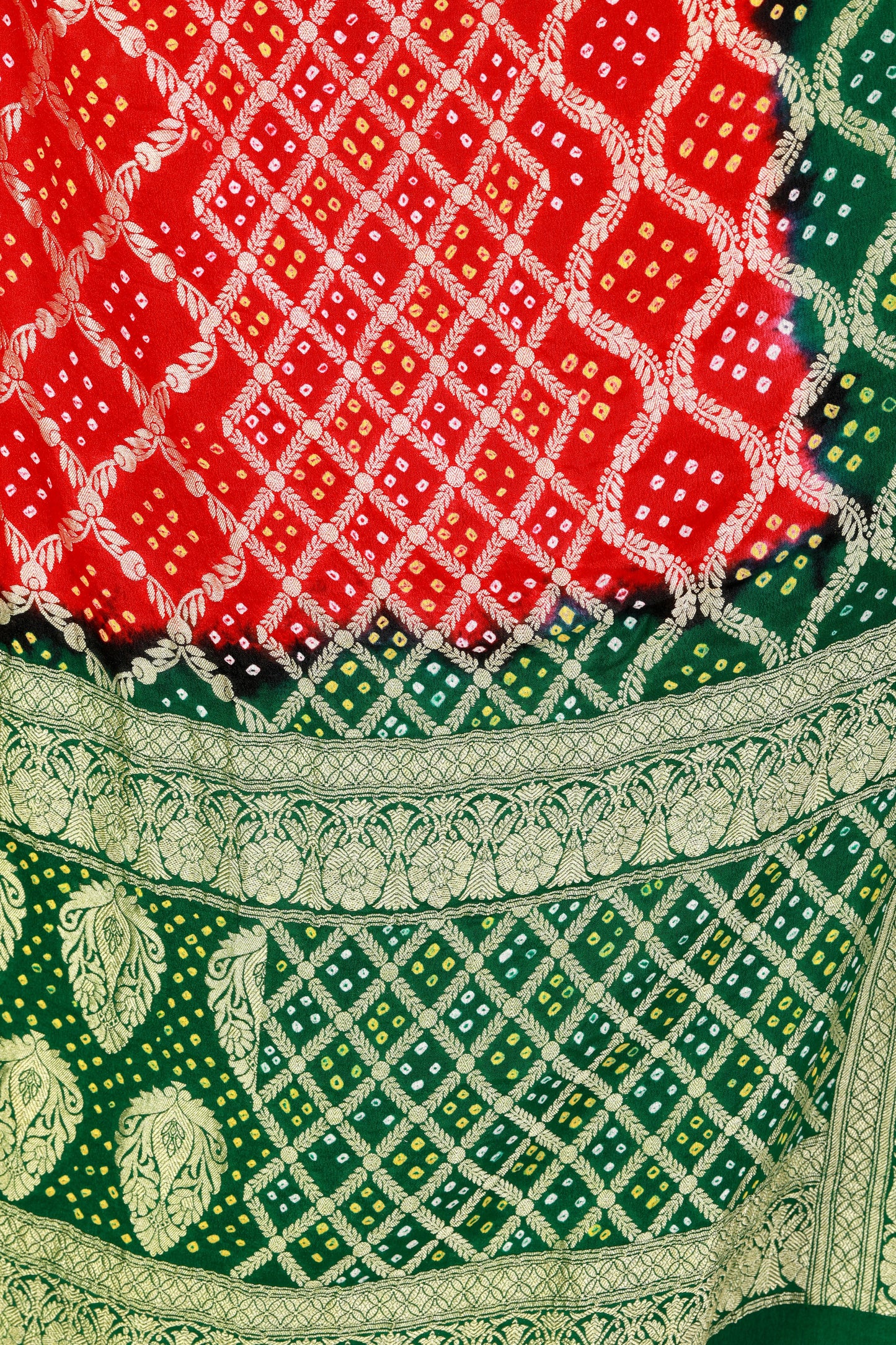 pure banarasi bandhani dupatta