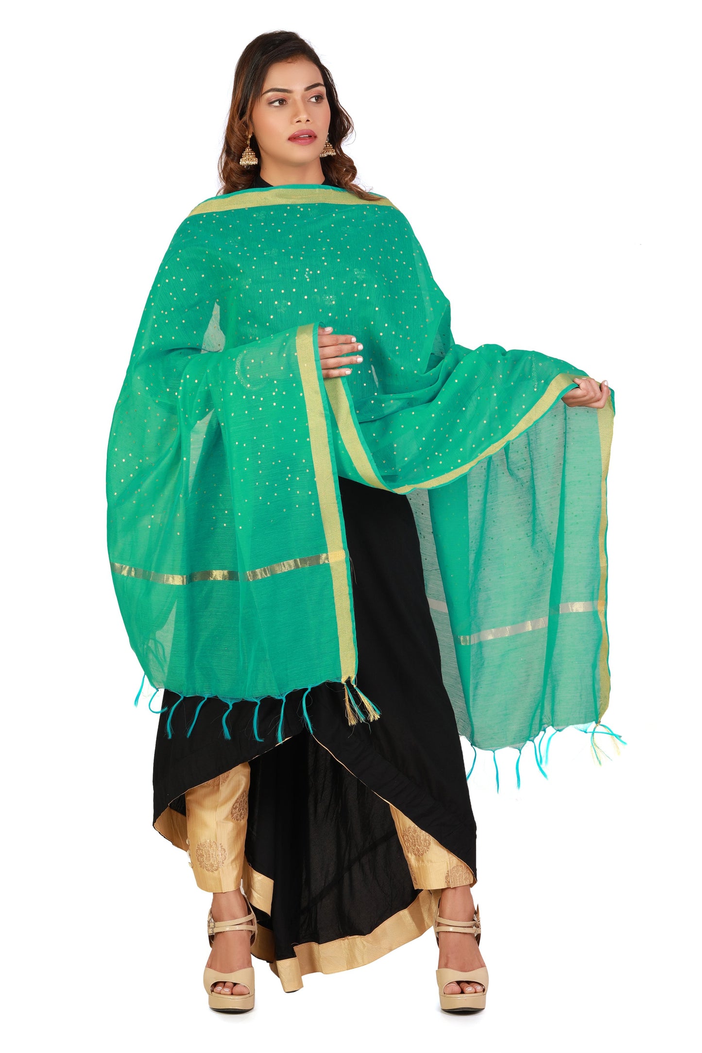 floral print dupatta