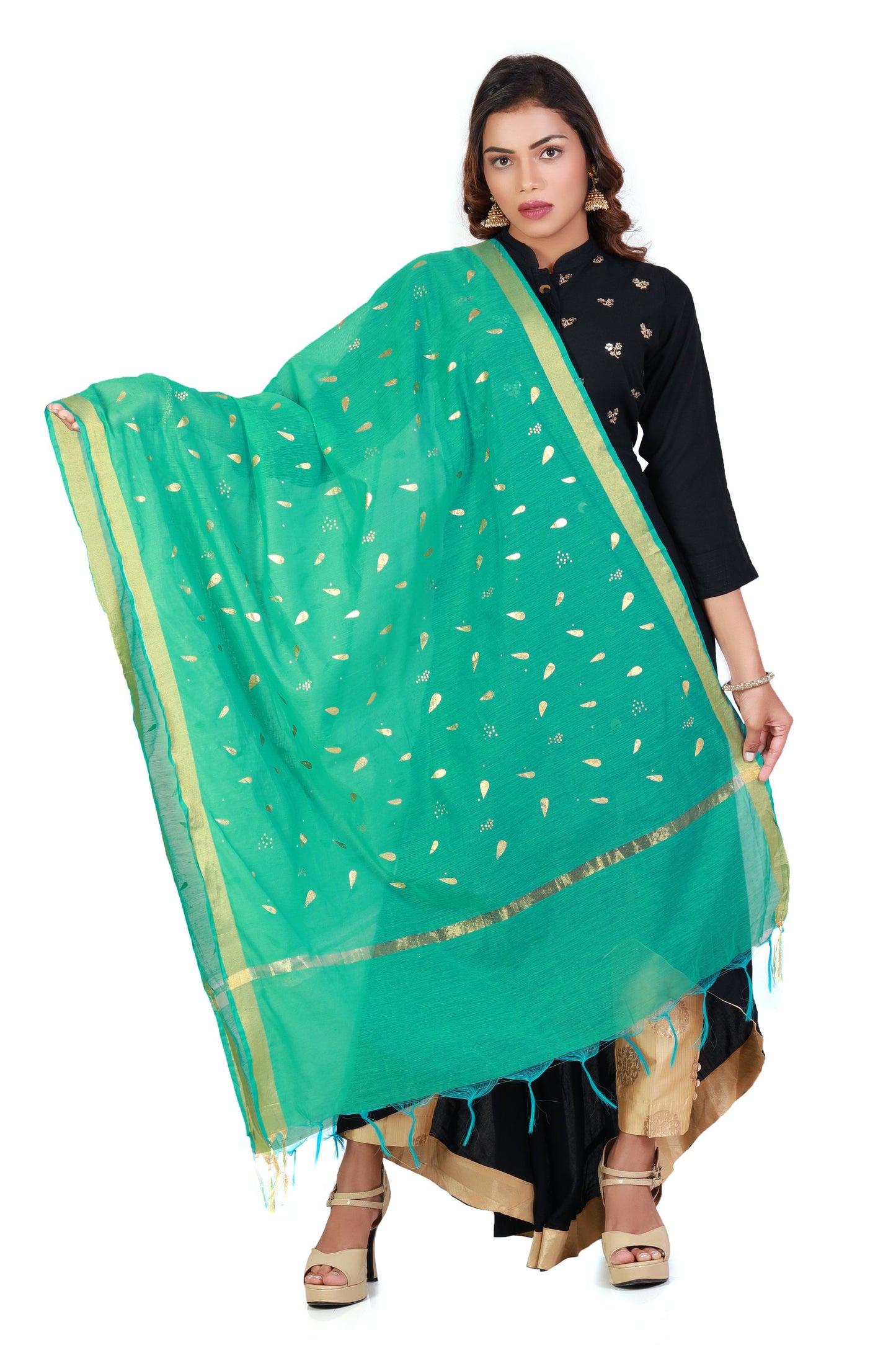 floral dupatta