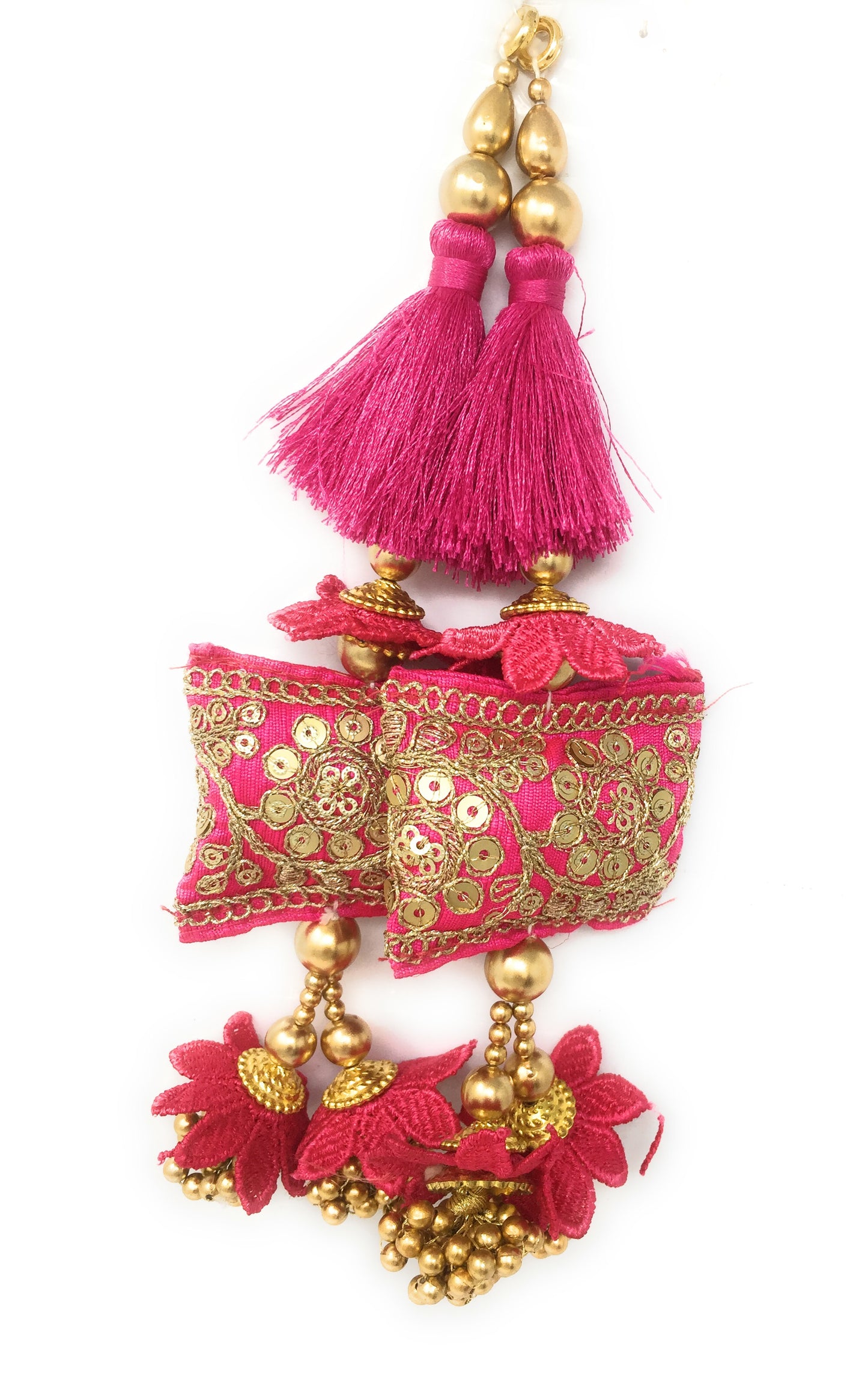suits with latkan Rani Pink