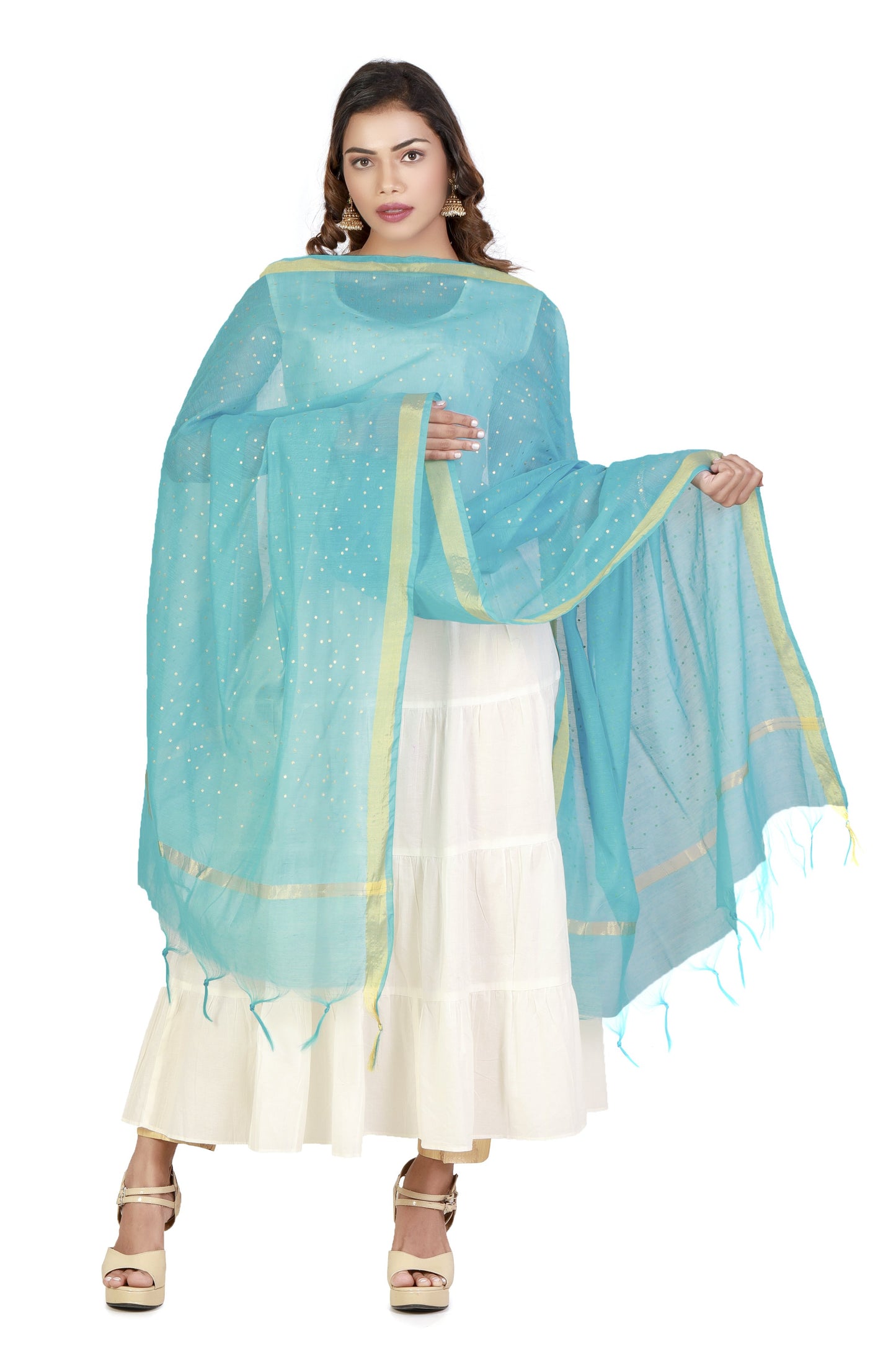 printed dupatta
