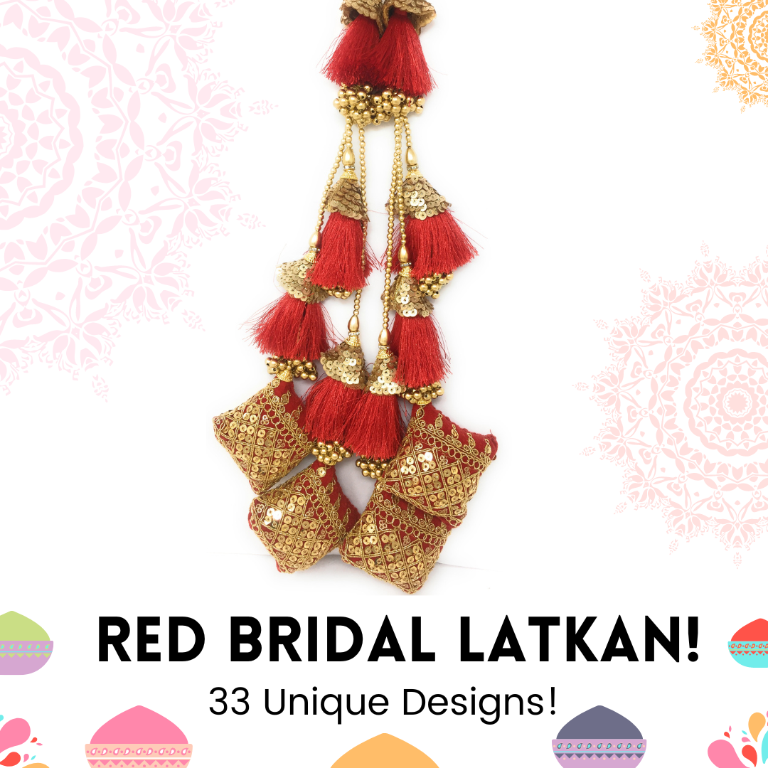 Dazzling Bridal Lehenga Latkans: Add a Personal Touch to Your Wedding Ensemble!
