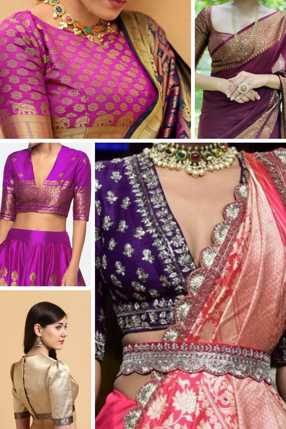 Stunning Blouse Designs Perfect for Silk Sarees