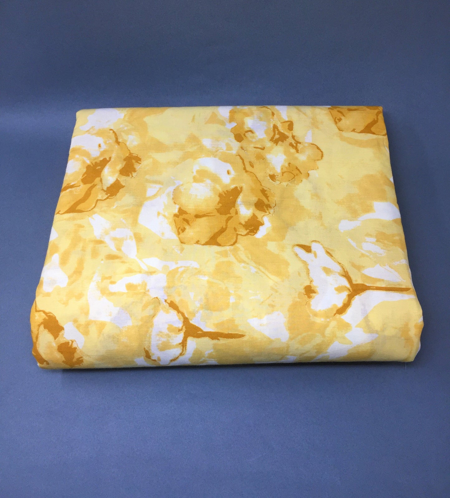 Cotton Cloth Material in Yellow Geomtric Print