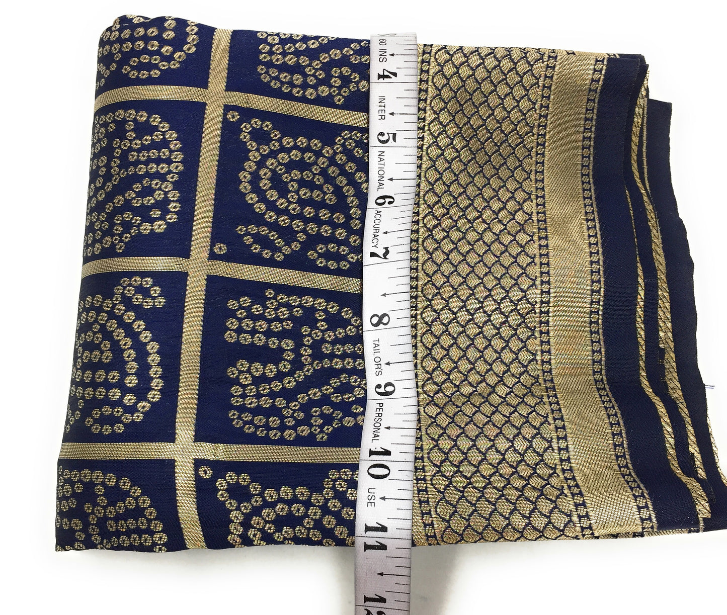 Party Wear Dupatta Brocade bandhani in Navy Blue colour