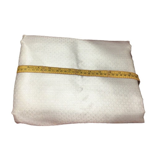 Silver Brocade Fabric