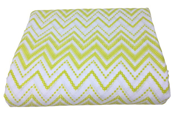 Green Jaipur Cotton Print Fabric Material by Meter