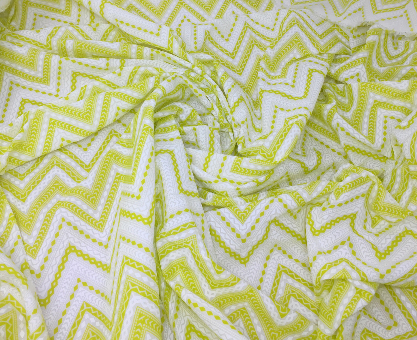 Green Jaipur Cotton Print Fabric Material by Meter