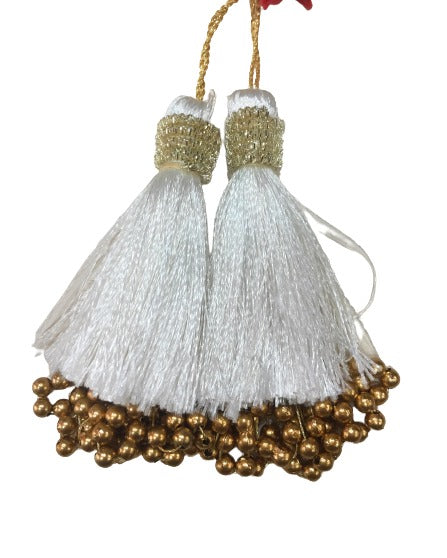 Blouse Latkan Tassel White - Set of 2