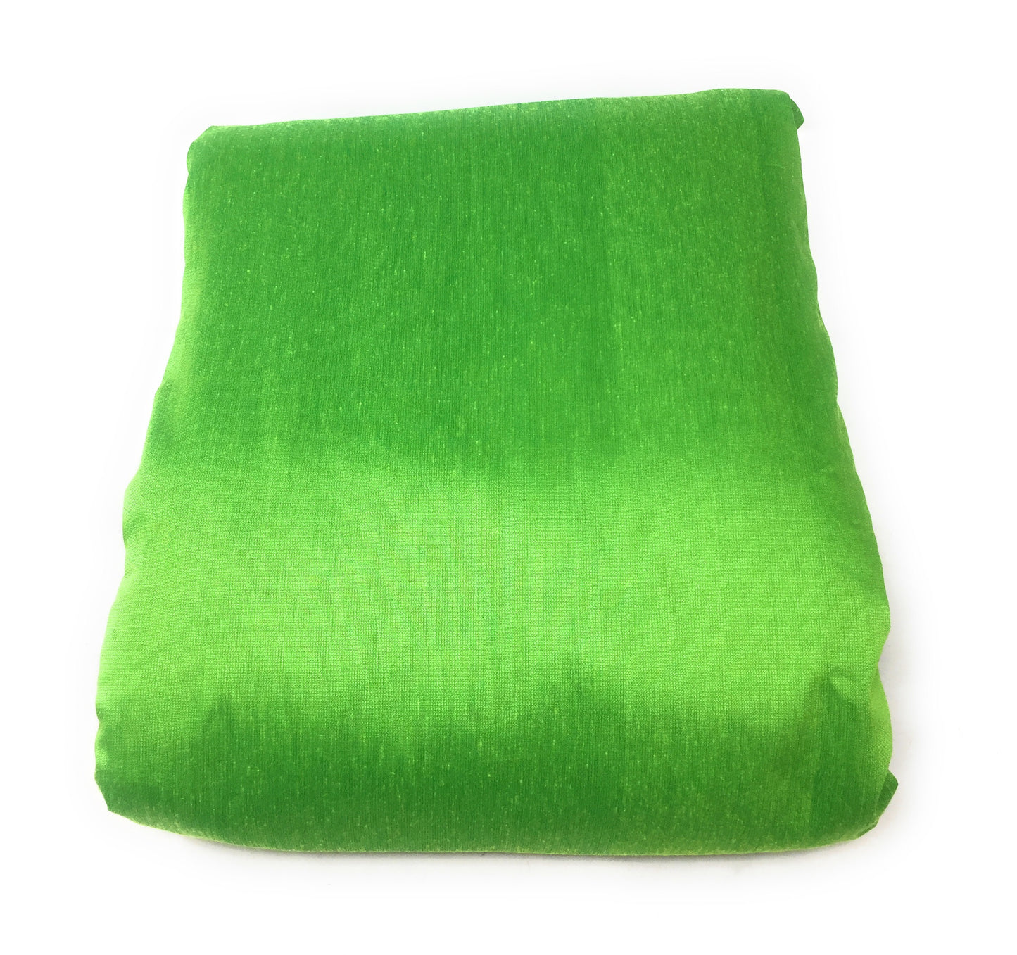 Cotton Silk Fabric Parrot Green