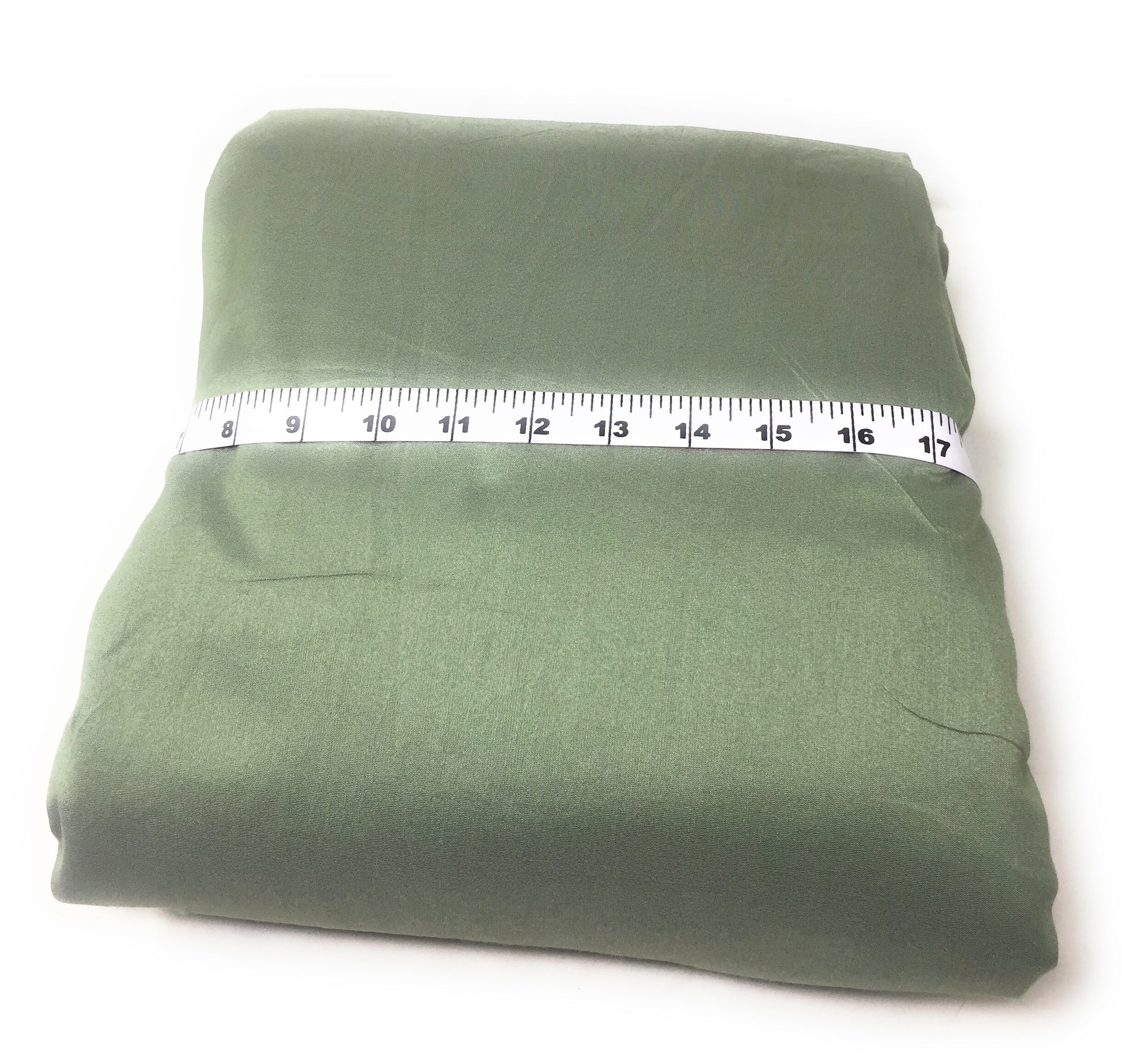 Green sasta fabric Cotton Silk